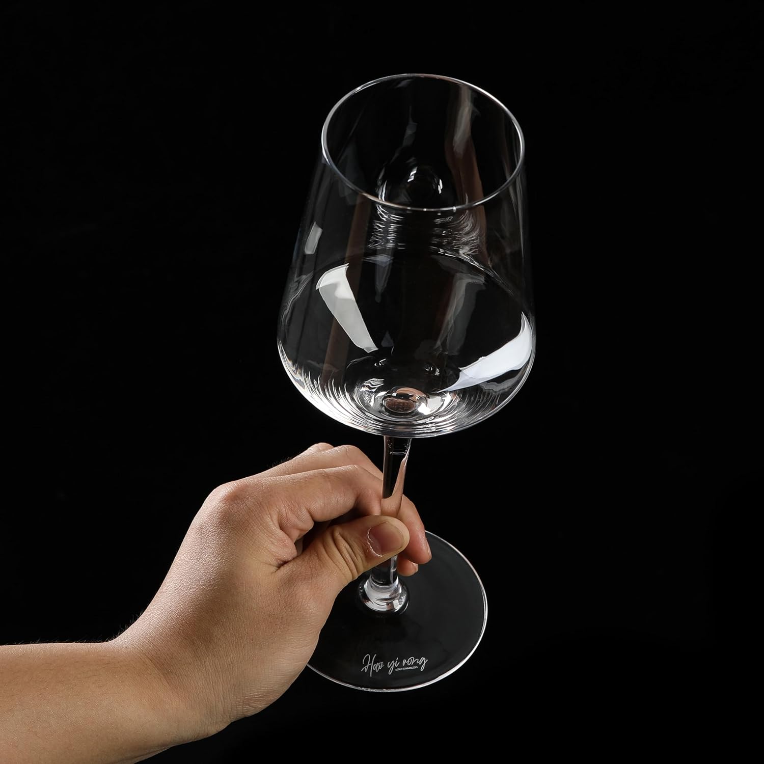 Detalle 2 de Juego de 4 copas de vino tinto 500ML 🍷 Diseño elegante