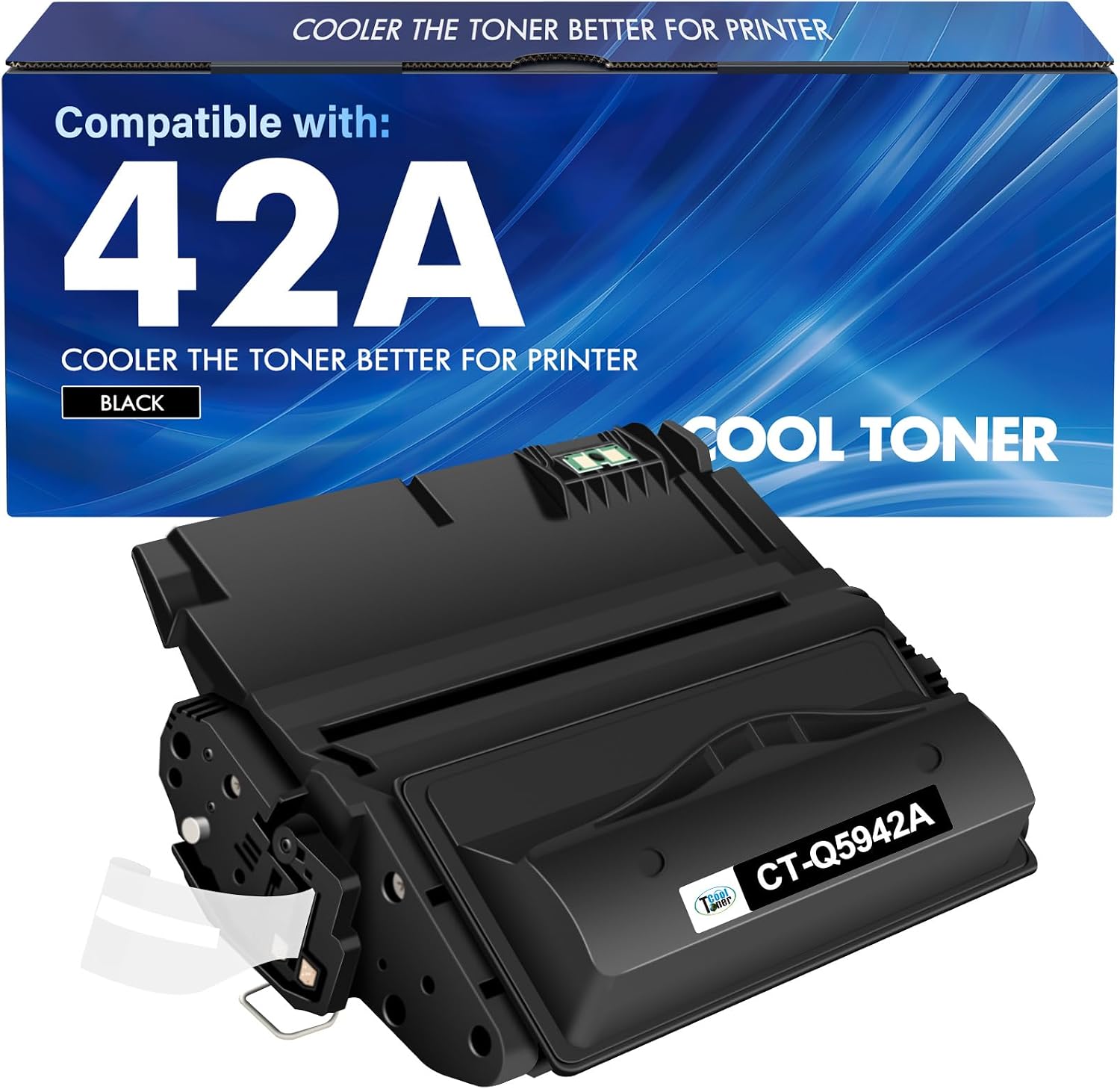 Detalle de HP-Compatible Black Toner Cartridge Q5942A