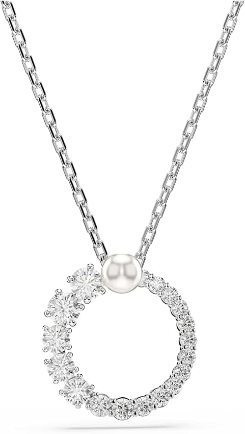 Swarovski Matrix colgante perla 1 talla blanca