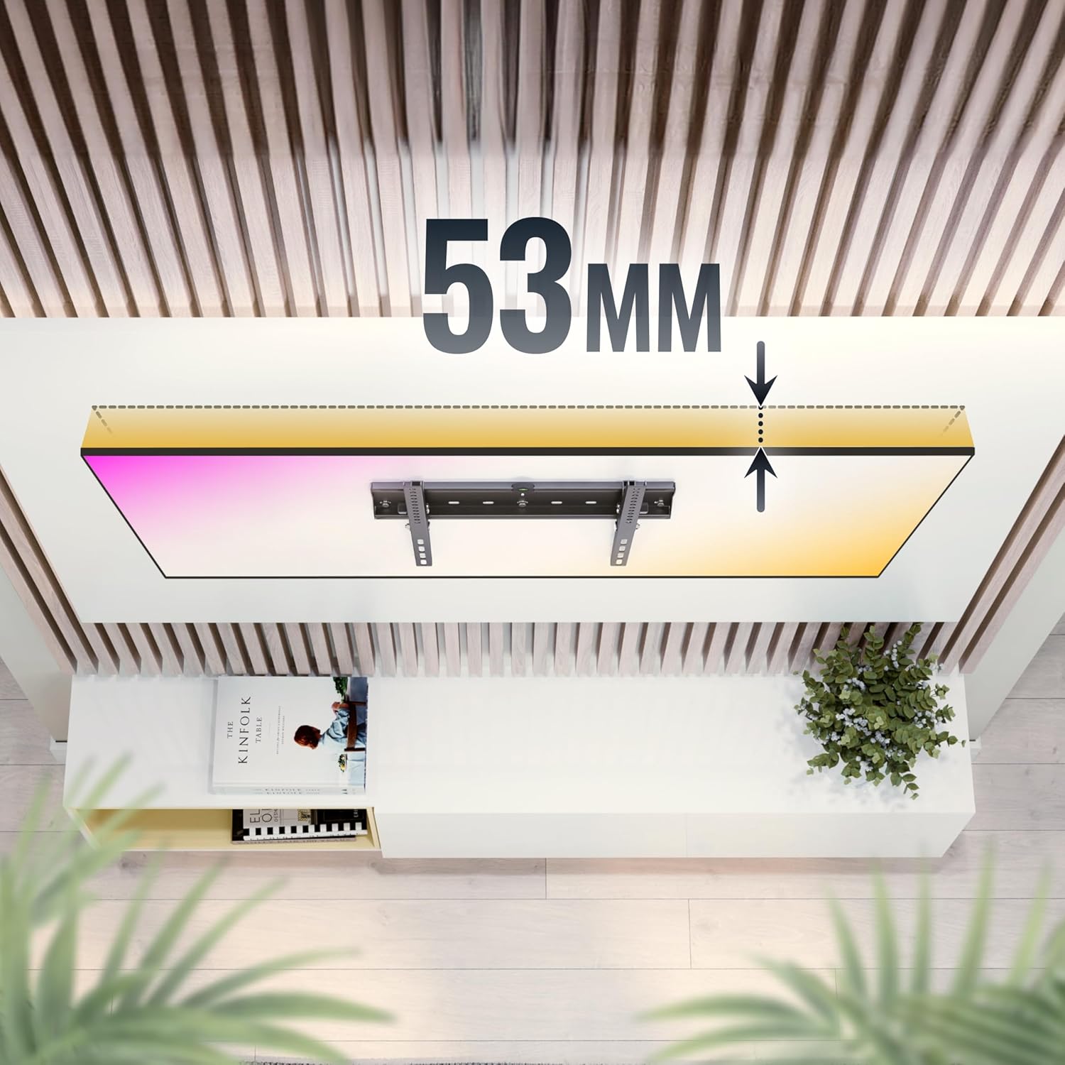 Detalle 2 de RICOO N2144 Soporte TV pared 32-65