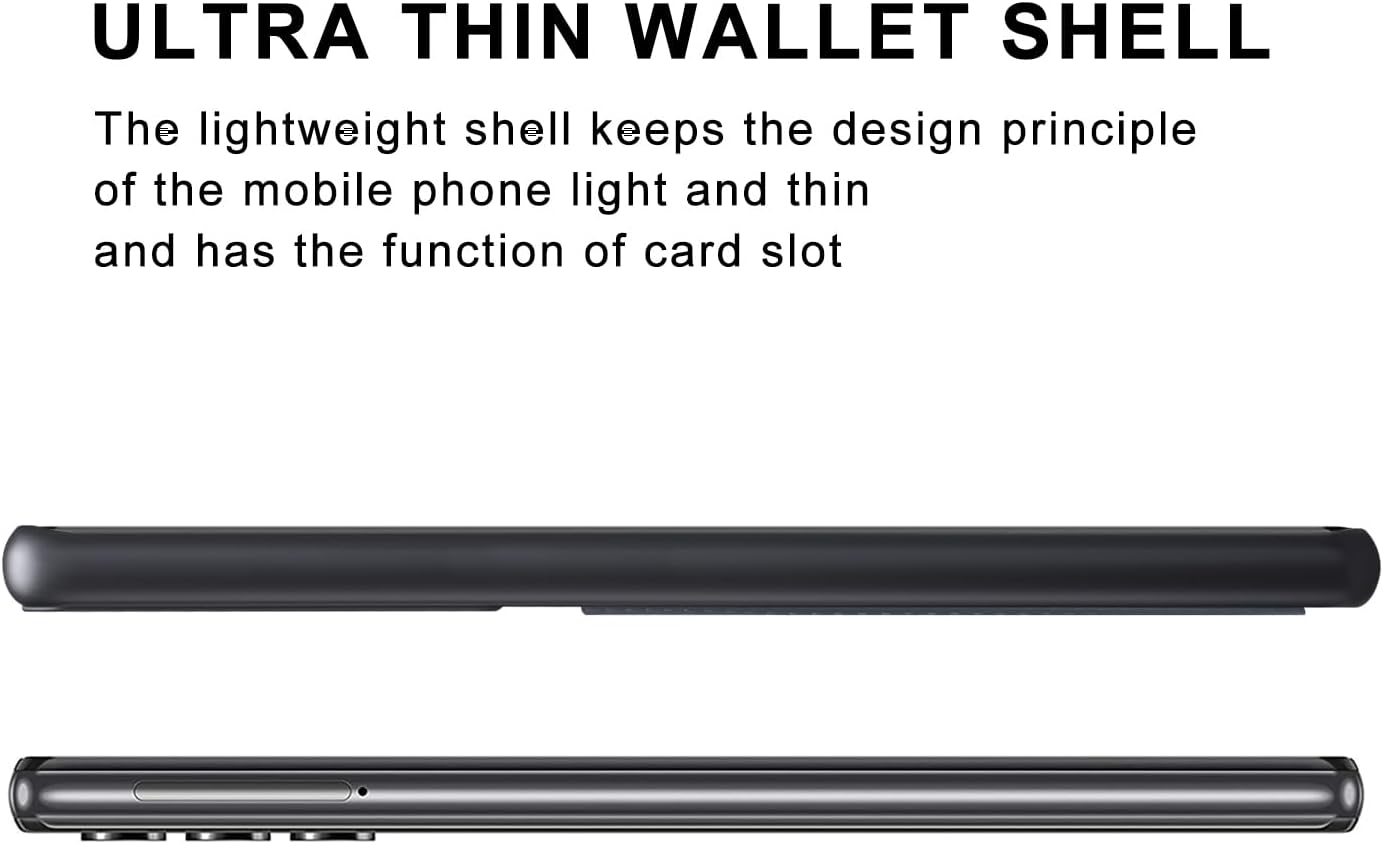 Detalle de Kowauri Google Pixel 8a PU Leather Wallet Case with Card Slot, Gray