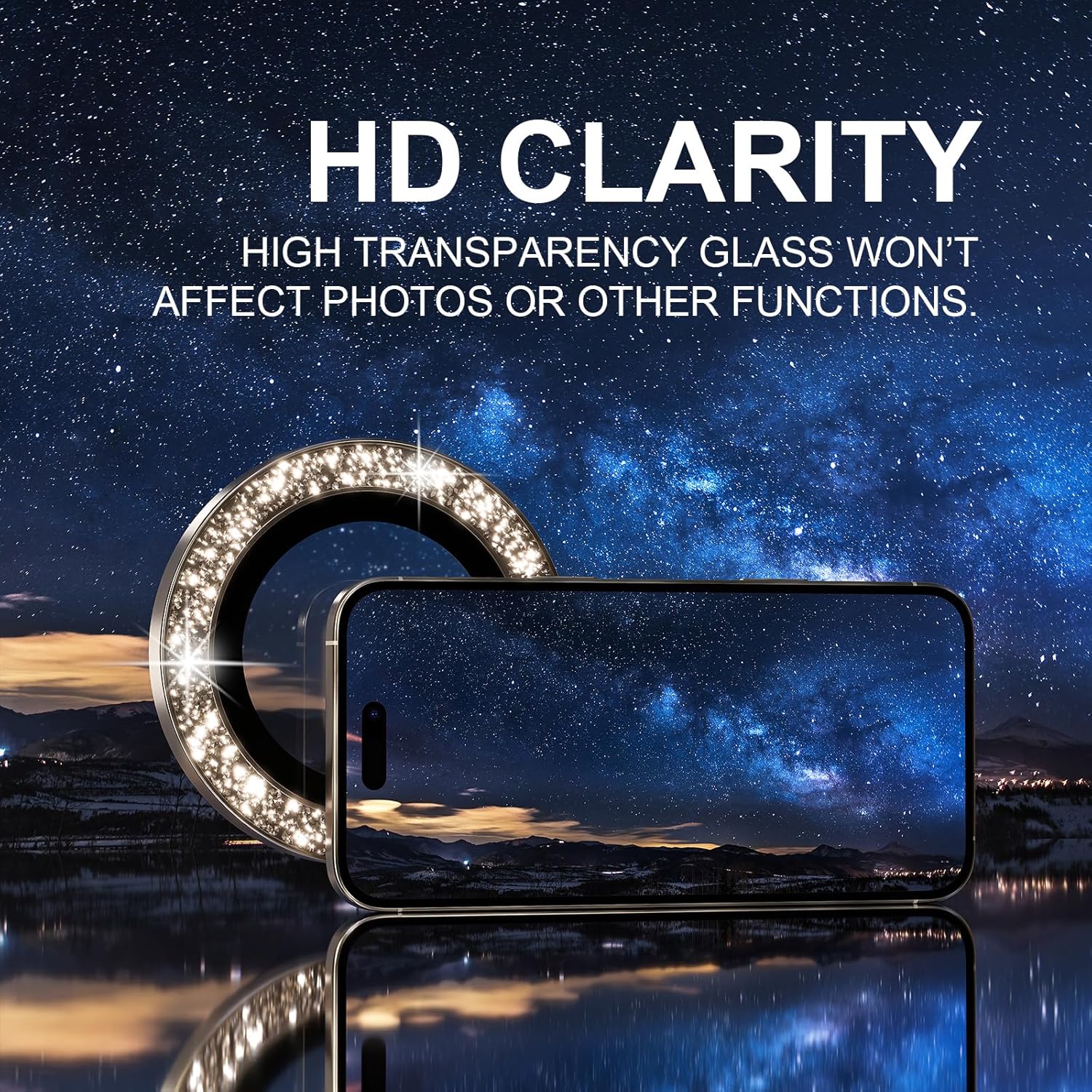 Thumbnail 4 de Choiche iPhone 16 Pro Camera Lens Protector 9H