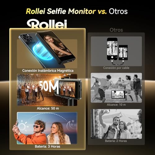Thumbnail 1 de Rollei Easy Creator Selfie Monitor 3,97" para móvil