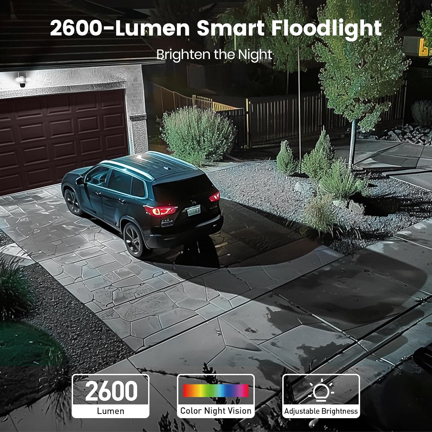 Thumbnail 6 de aosu Floodlight Camera Wired 3K UHD 2600-lumen Floodlight