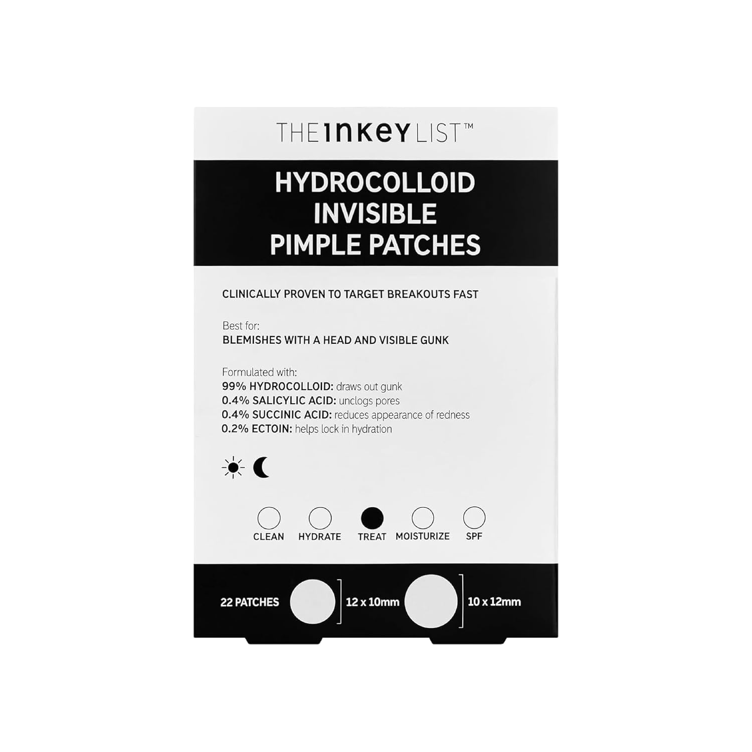 INKEY List unsichtbare Hydrokolloid-Pflaster