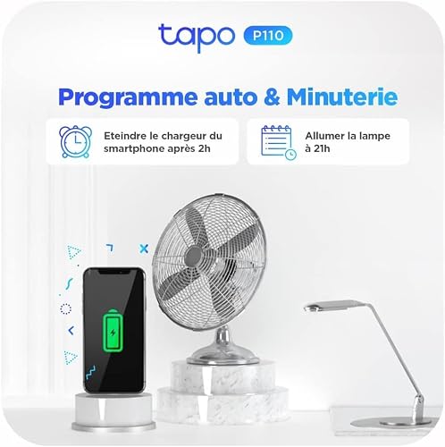 Thumbnail 7 de Tapo Prise Connectée WiFi 16A Type E — Suivi de consommation et compatibilité Alexa/Google Home