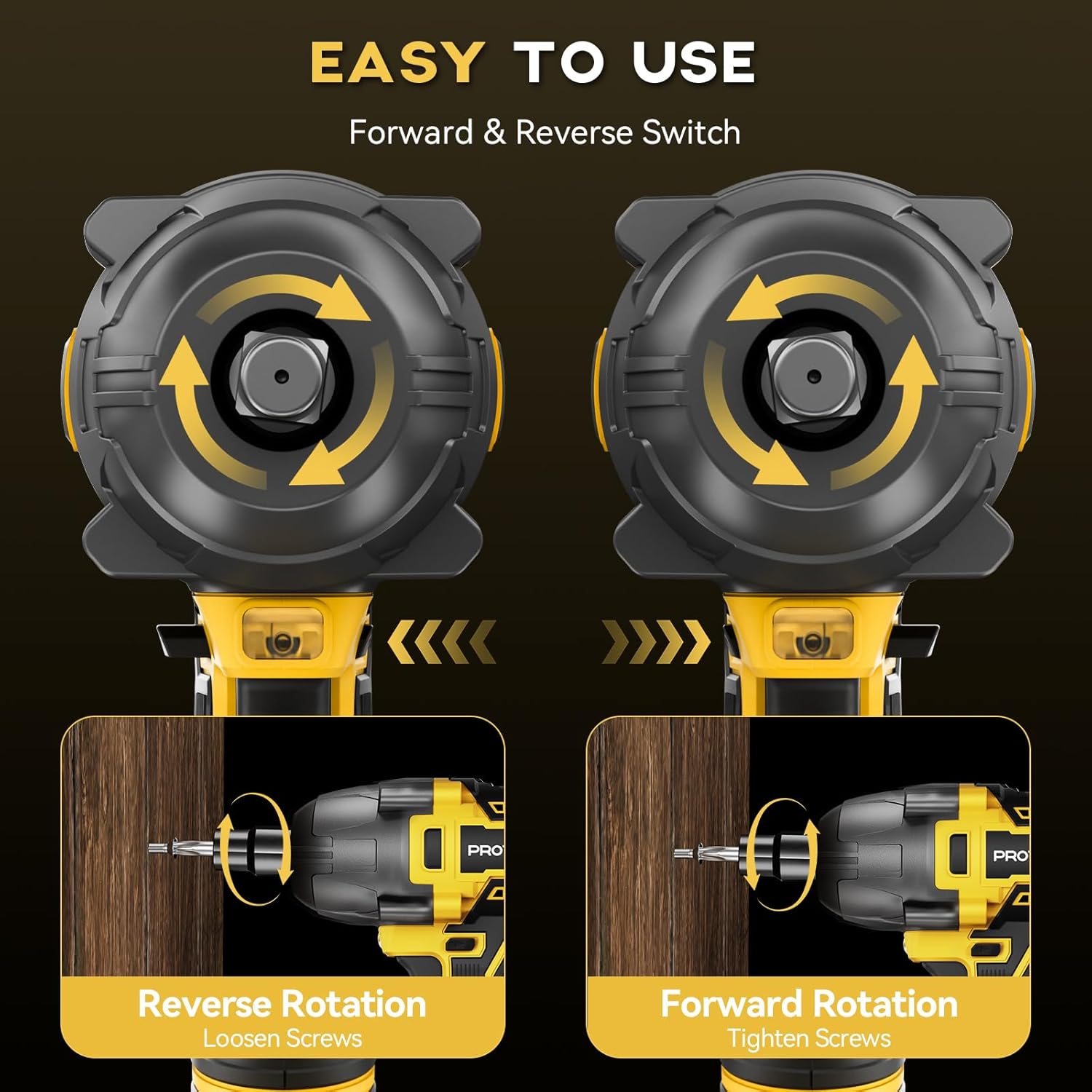 Detalle 2 de 900Ft-lbs Impact Wrench 1/2" Cordless