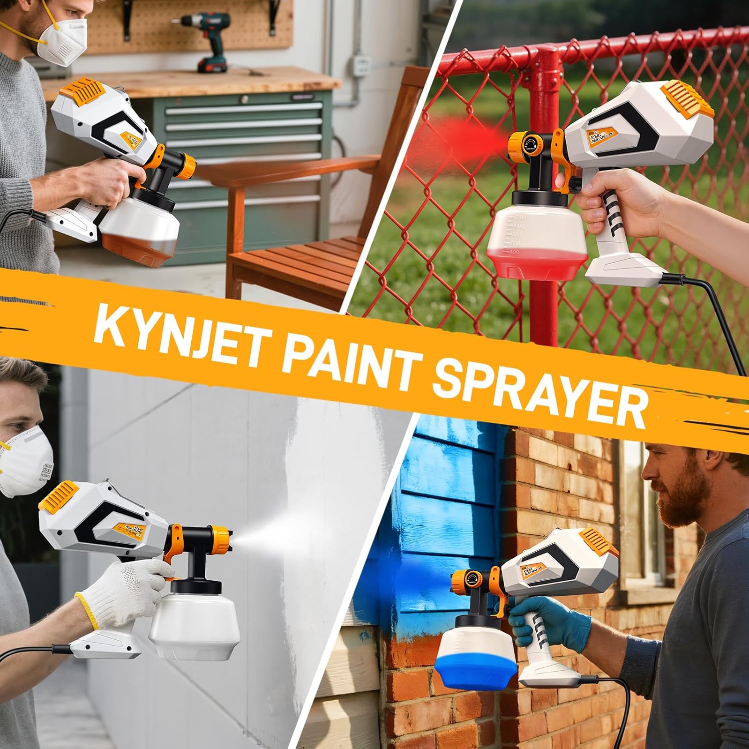 Thumbnail 5 de Fence Paint Sprayer 650W 1200ml HVLP