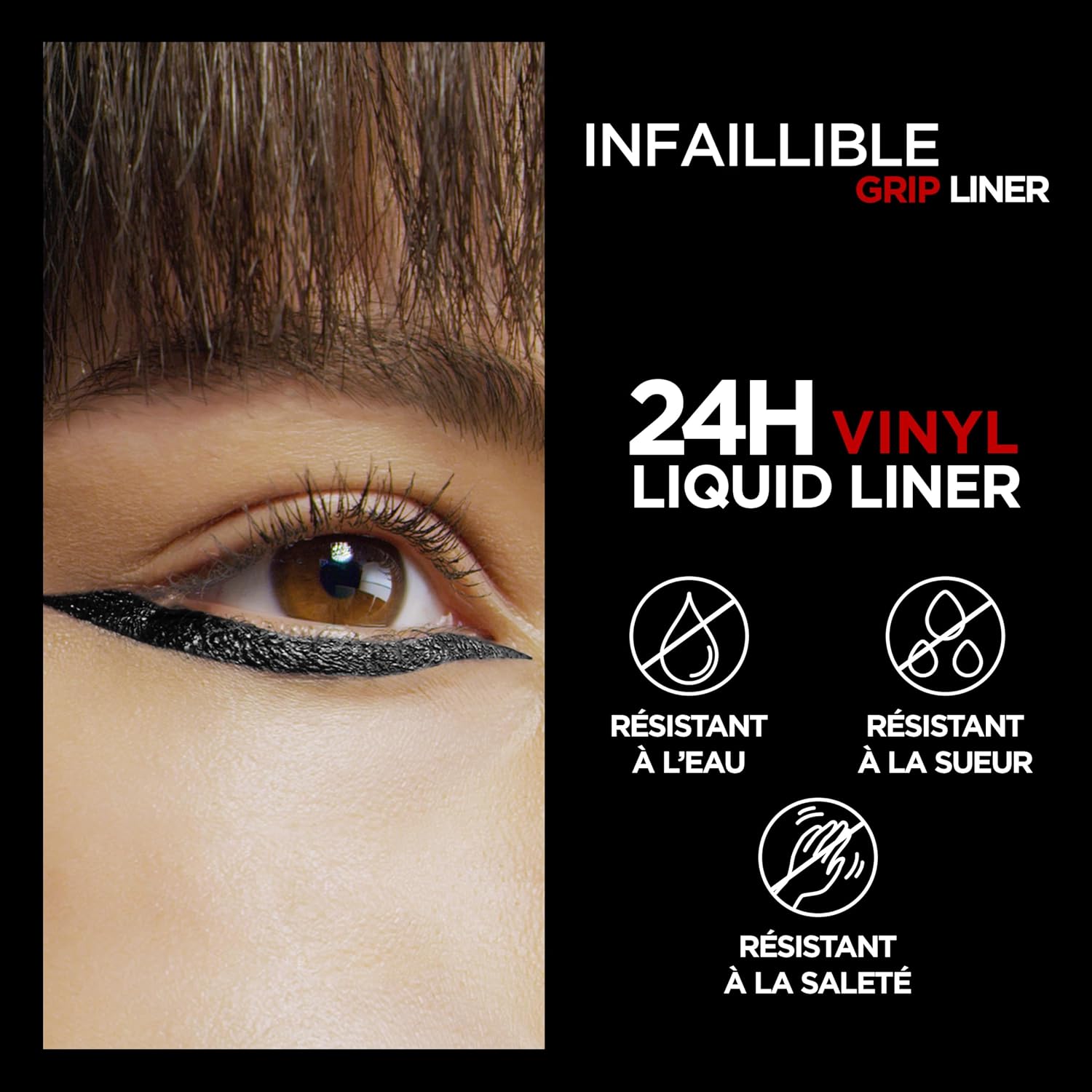 Thumbnail 4 de L'Oréal Paris Infallible Grip 24H Vinyl Liquid Liner, Black, Waterproof