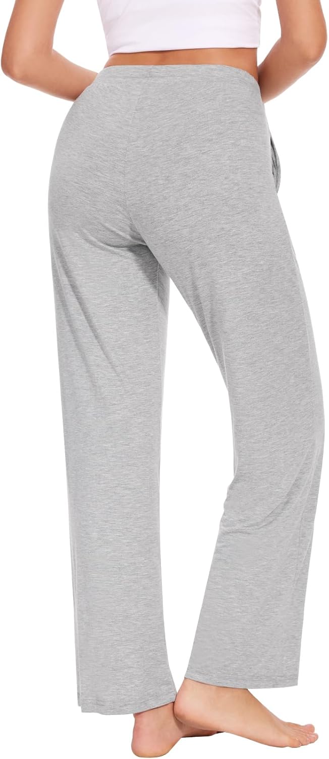 Thumbnail 2 de Knuffnee Women's Pyjama Bottoms – Soft Lounge Pants with Pockets (2 Pack)
