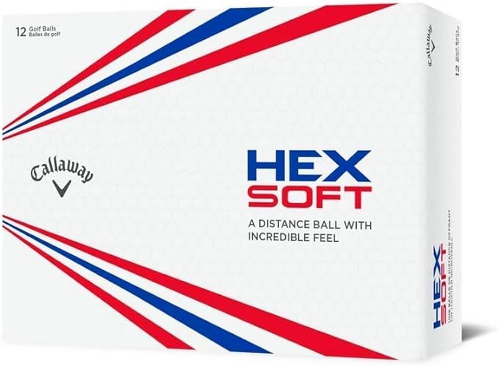 Detalle 2 de Callaway HEX Soft: palline da golf per distanza con feel morbido e dispersione controllata