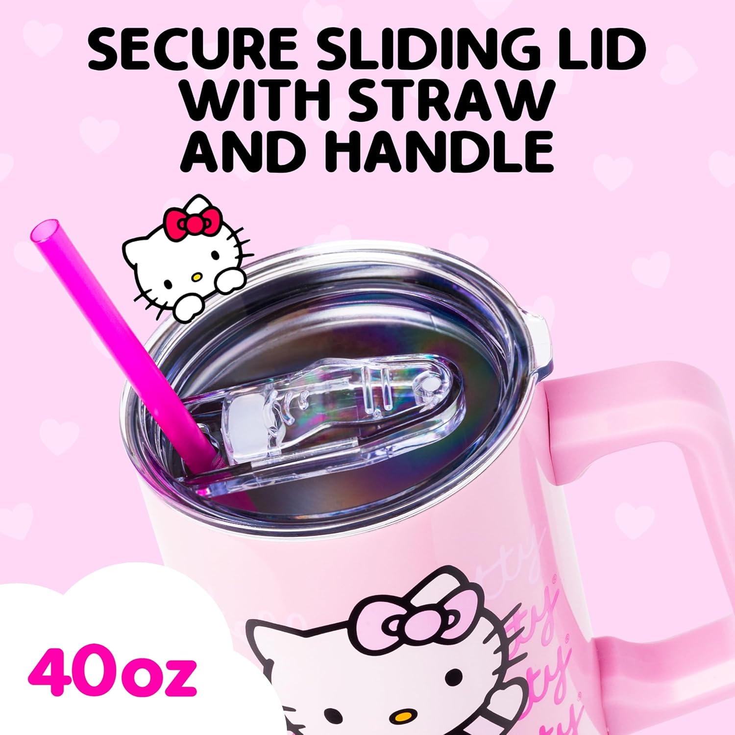 Detalle de Hello Kitty 40 oz insulated tumbler
