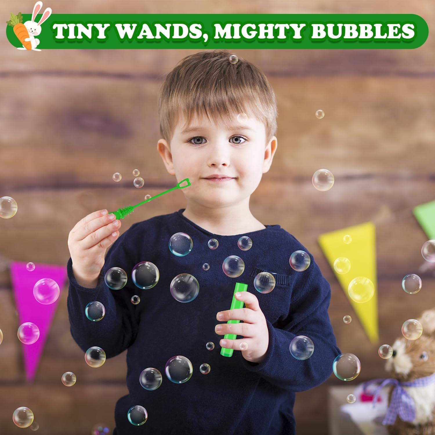 Detalle de Easter Mini Bubbles Wands 20-Pack