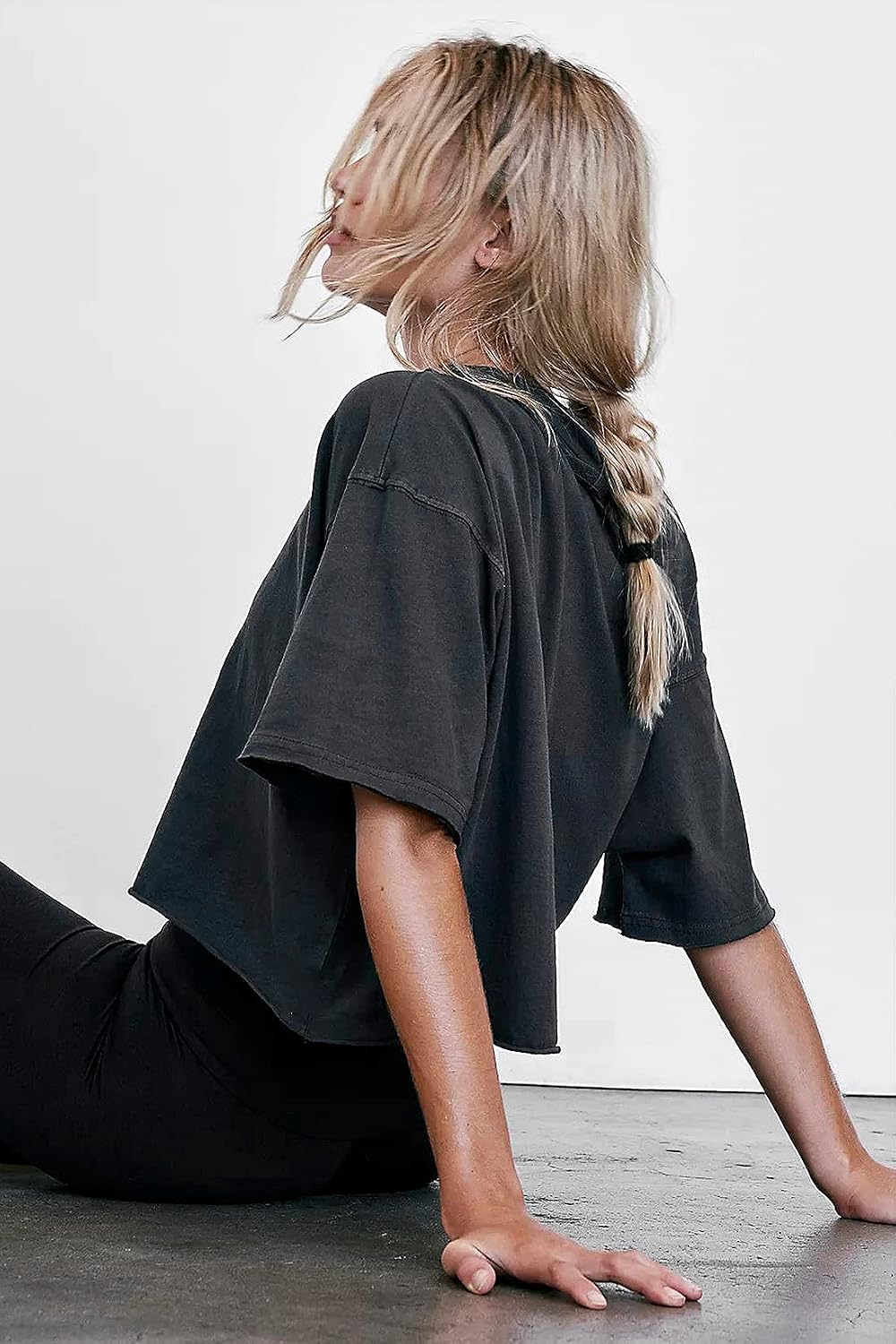 Detalle de Women’s Oversize Crop Top T-Shirts