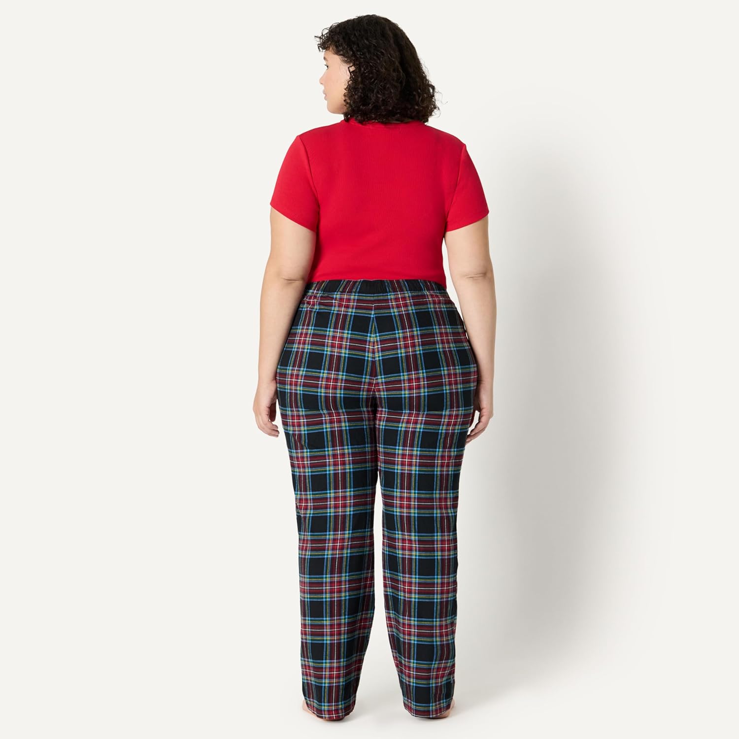 Thumbnail 6 de Amazon Essentials Women's Relaxed-Fit Brushed Flannel Pajama Sleep Pant with Drawstring