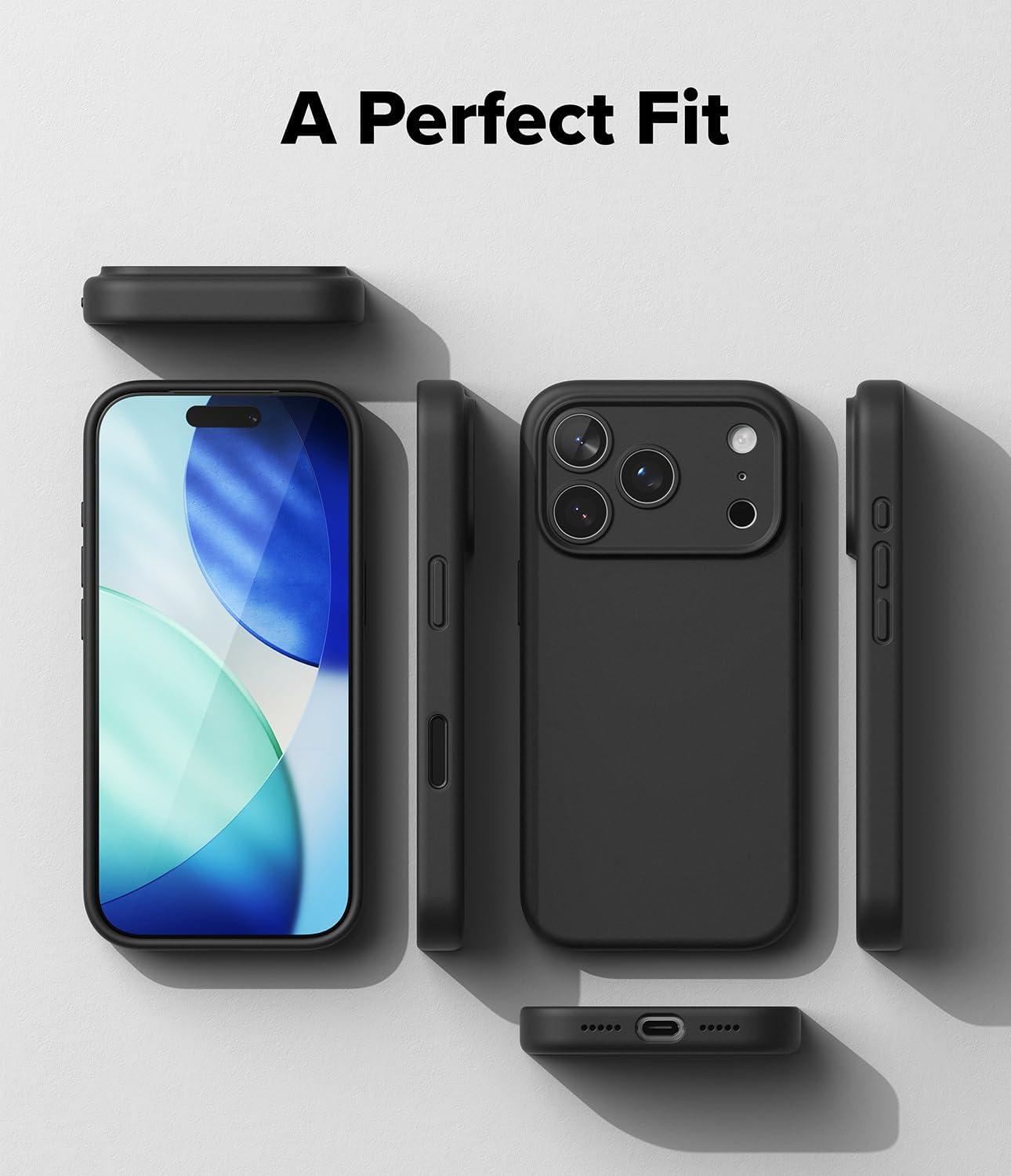 Thumbnail 6 de Ringke Silicone Magnetic for iPhone 17 Pro Case – MagSafe compatible, Black