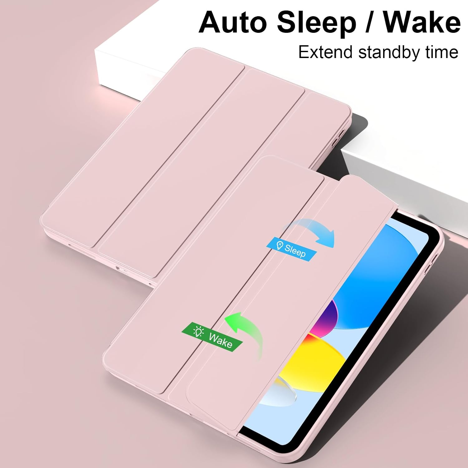 Thumbnail 6 de aoub Case for iPad 11th Generation 2025 (A16) / 10th Generation 2022: Protective TPU Case with Pencil Holder