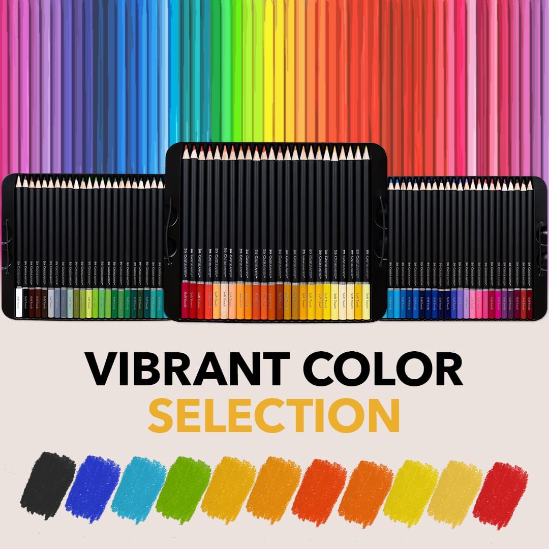 Thumbnail 2 de Castle Art Supplies set di 72 matite colorate Soft Series