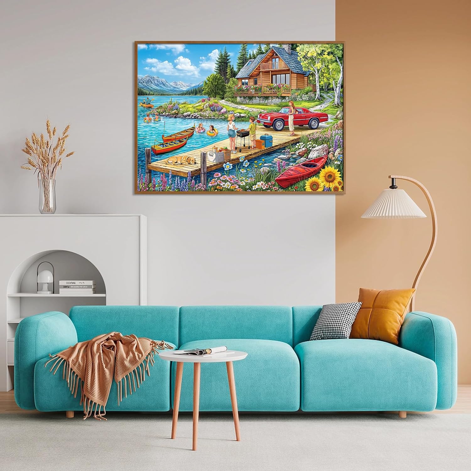 Detalle de Puzzle 1000 Teile für Erwachsene – Klassisches Lernspiel, 70 × 50 cm, ideale Dekoration