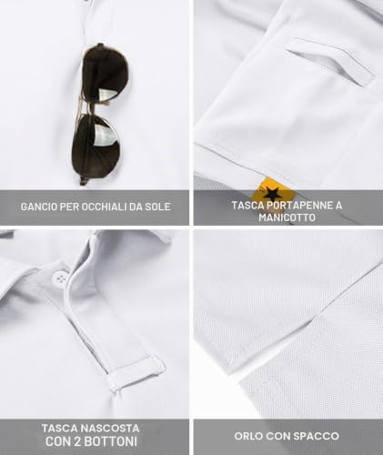 Thumbnail 3 de JACKETOWN Polo Shirt Uomo Manica Corta – asciugatura rapida, traspirante e versatile