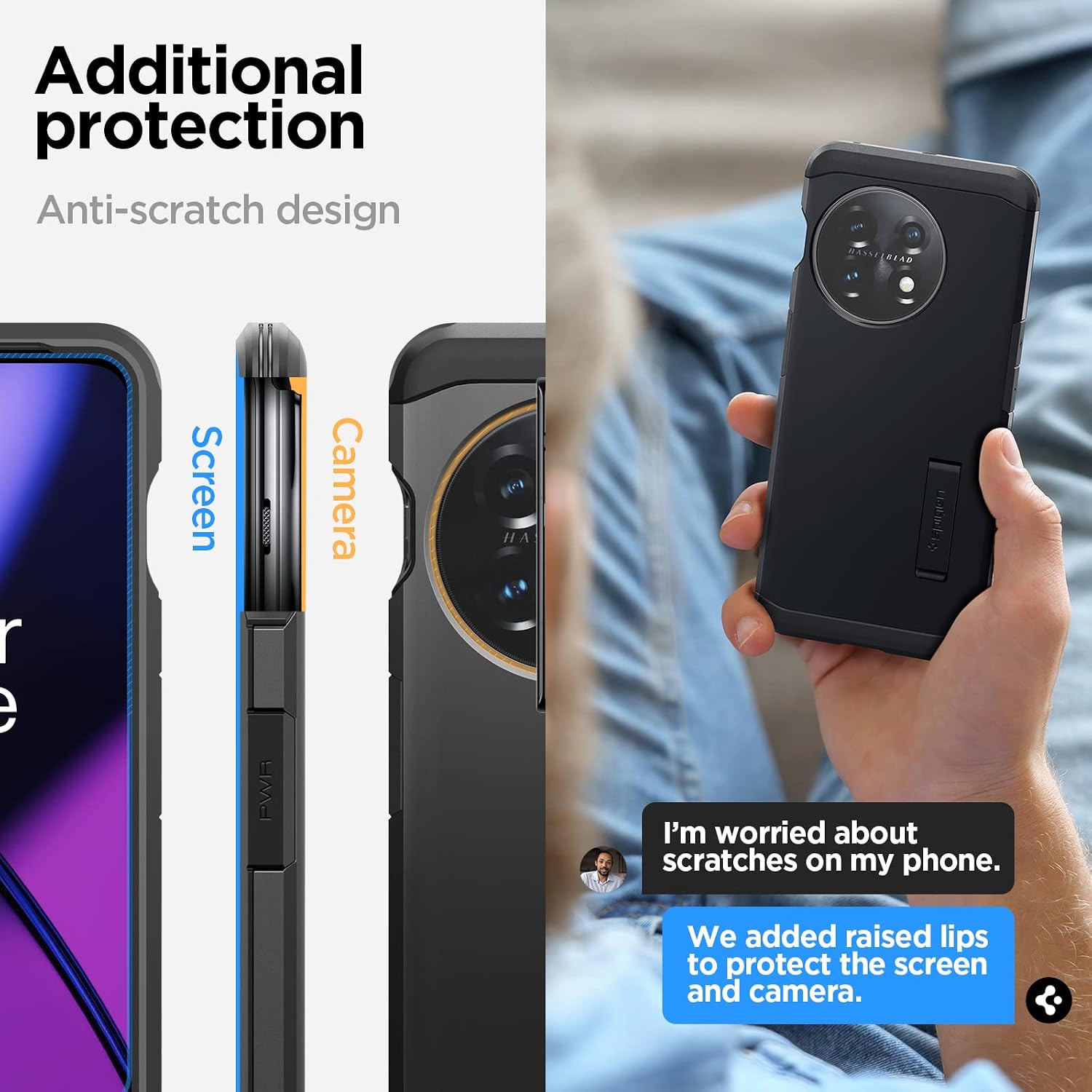 Thumbnail 5 de Spigen Tough Armor pour OnePlus 11 — coque noire