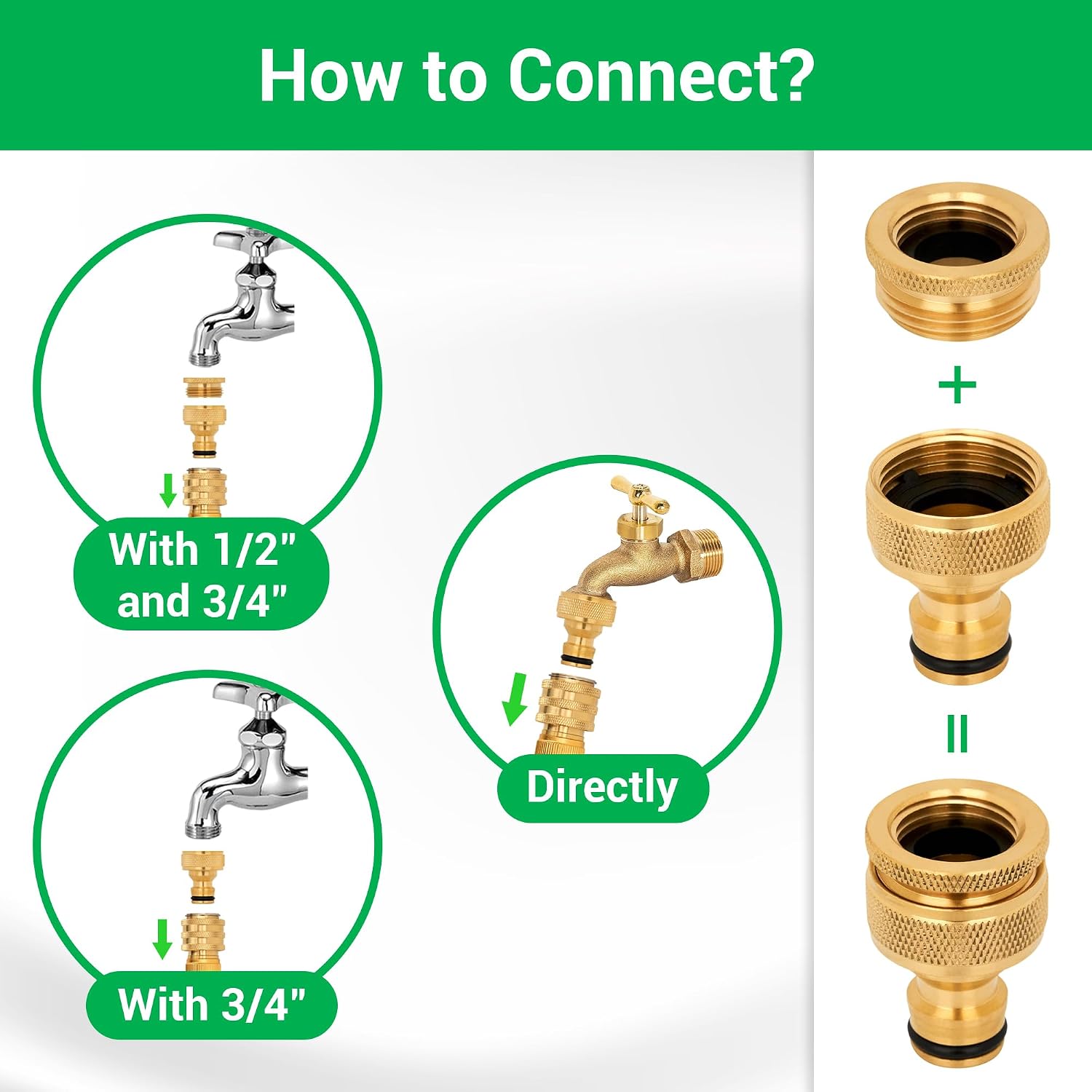 Detalle de TheFitLife expandable garden hose pipe (100 ft) with triple core latex and 8-pattern spray nozzle