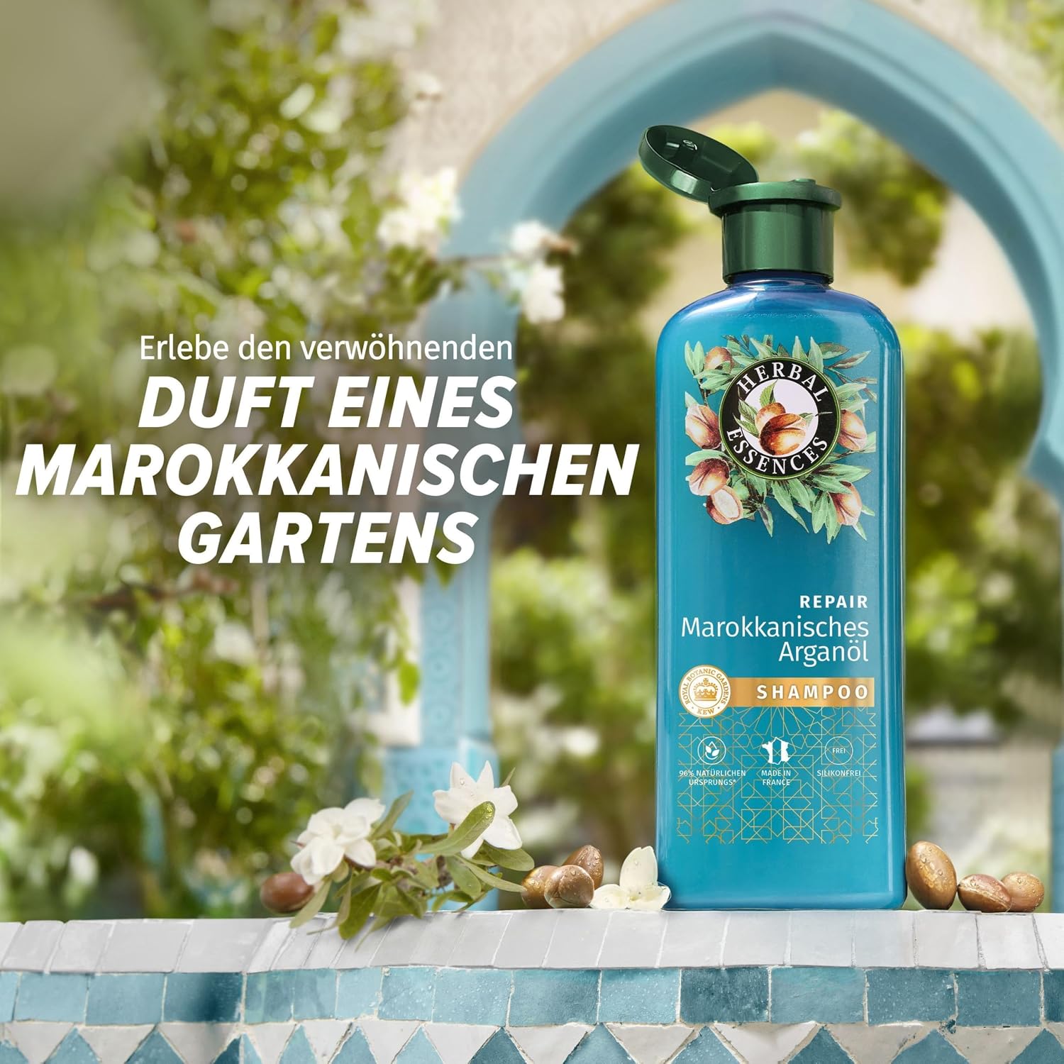 Detalle de Herbal Essences Repair Marokkanisches Arganöl Shampoo 650 ml – Intensive Pflege für geschädigtes Haar