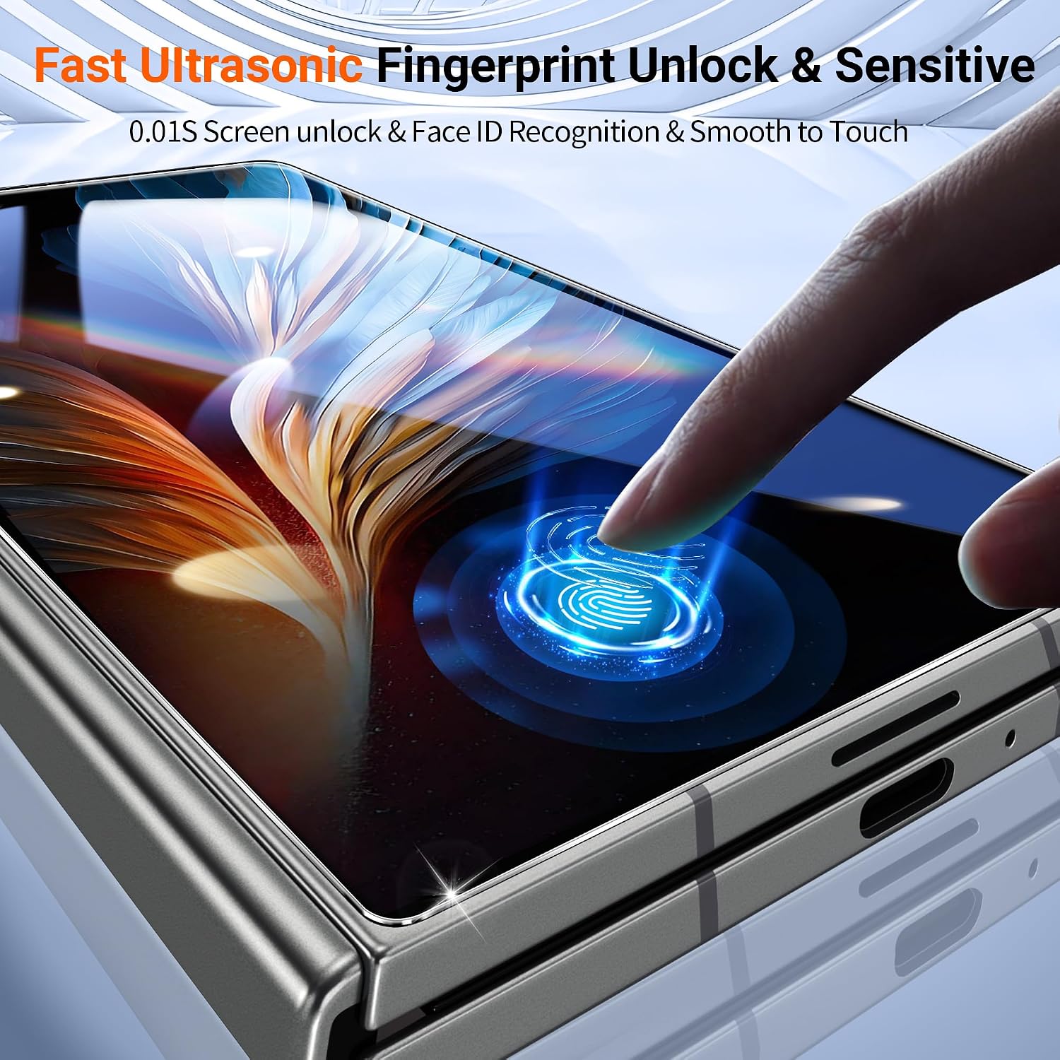 Detalle de Letosan Screen Protector for Samsung Galaxy Z Fold 8