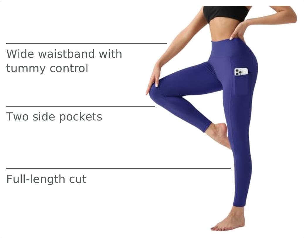 Thumbnail 3 de YUDSUD High Waisted Leggings for Women — Tummy Control Full-Length Yoga Pants