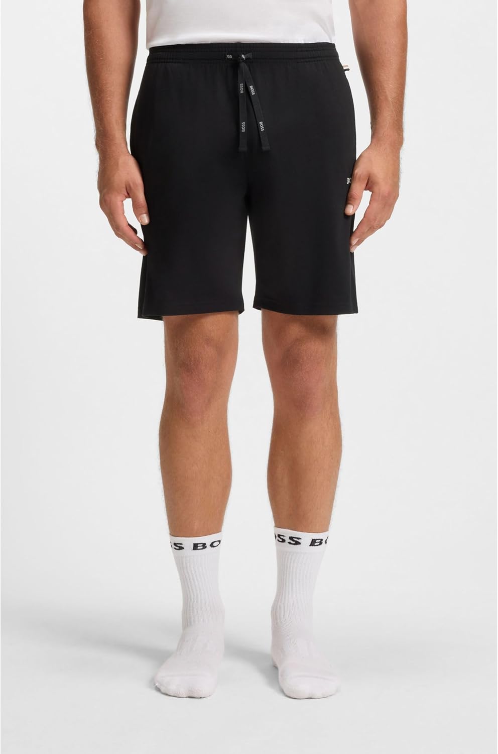Thumbnail 3 de BOSS Herren Mix&Match Short CW Short – elastische Baumwolle, Kontrast-Logo, Kordelzug