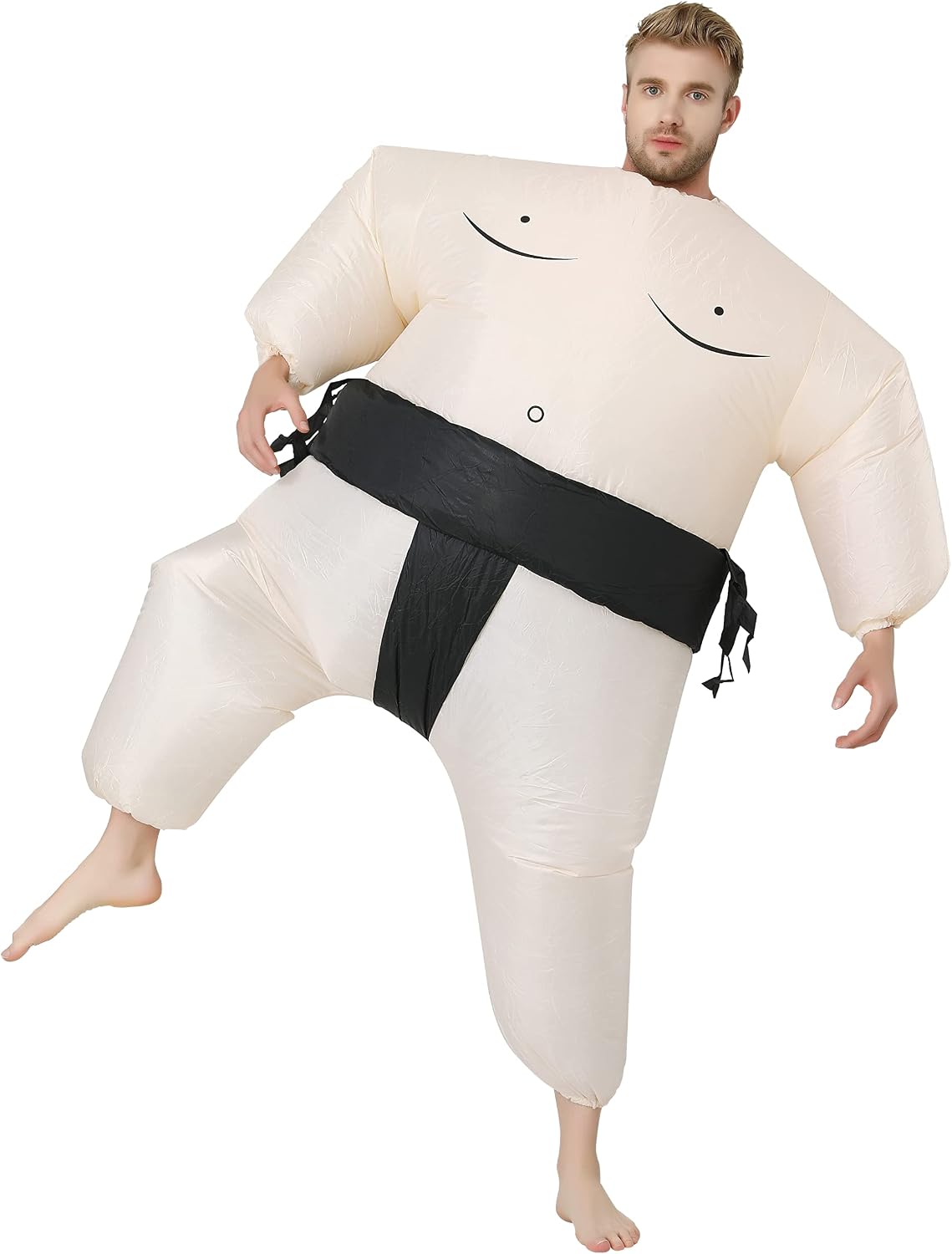 Detalle de FXICH Sumo Wrestler Costume Inflatable Adults – Aufblasbares Kostüm für Halloween und Karneval