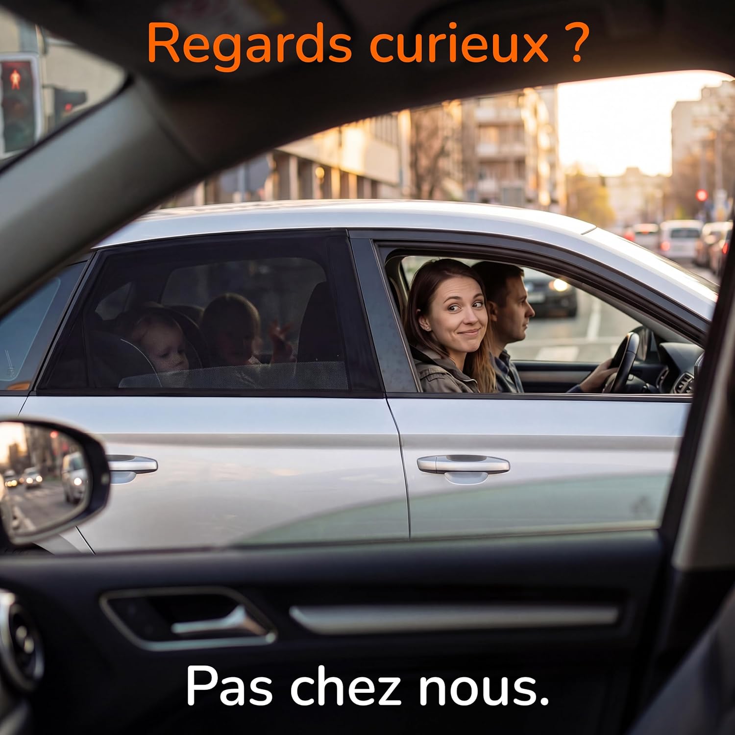 Thumbnail 6 de Upgrade4cars : 4 pare-soleil pour voiture bébé — TÜV UPF 15, protection UV et occultation des vitres latérales