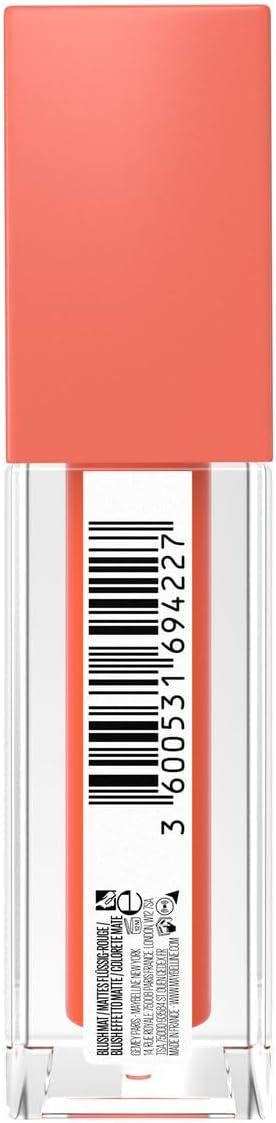 Detalle de Maybelline New York Sunkisser Matte Blush 34 Peachy Quench, płynny róż 4,7 ml