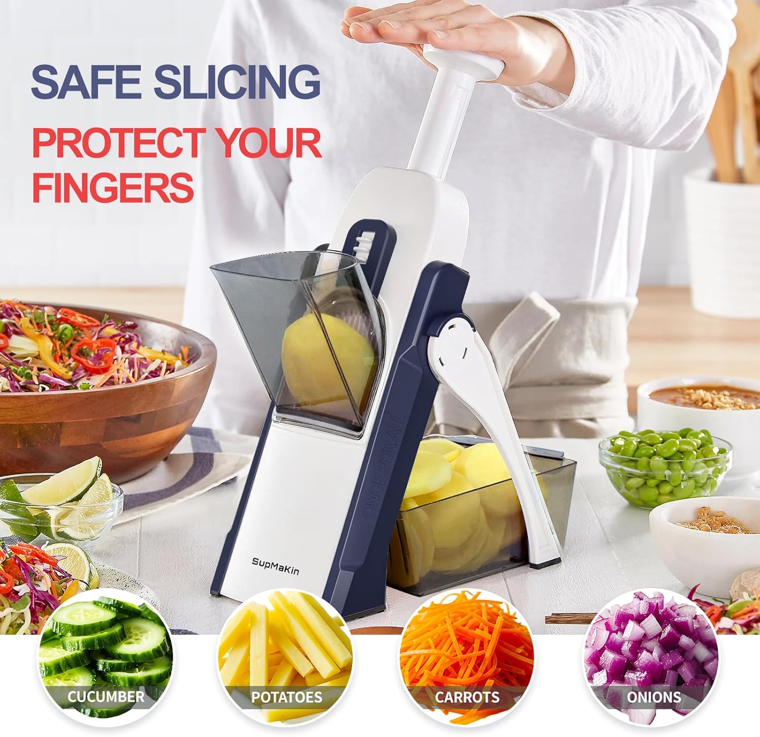 Thumbnail 1 de SupMaKin Safe Mandoline Slicer for Kitchen