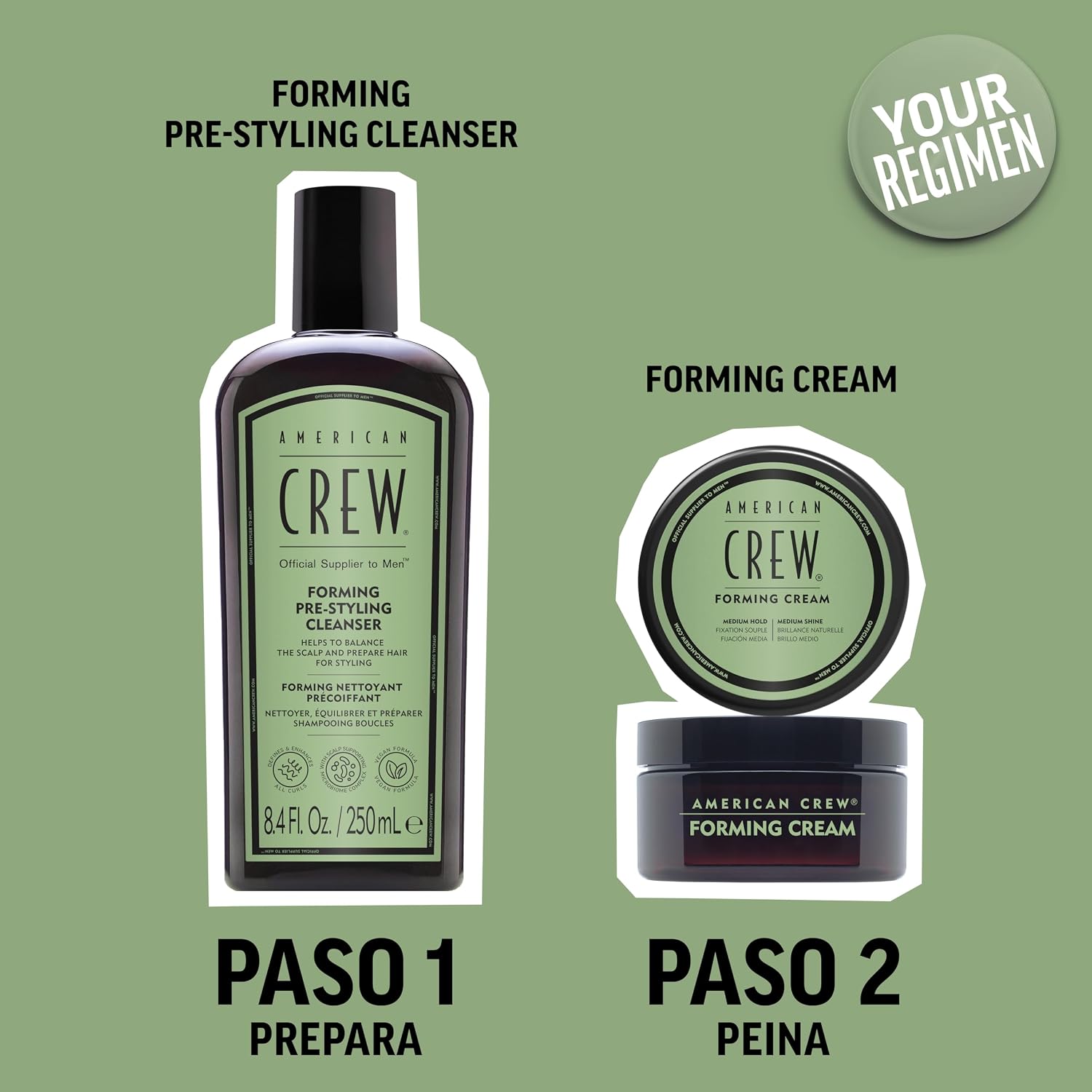 Thumbnail 3 de American Crew Forming Pre-Styling Cleanser 💇‍♂️ 250ML