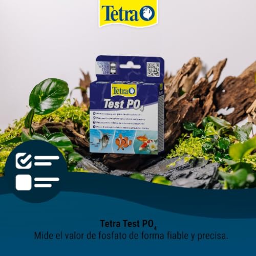 Detalle de Tetra Test PO4 (fosfato) – Prueba de Agua para acuarios de agua dulce y estanques de jardín