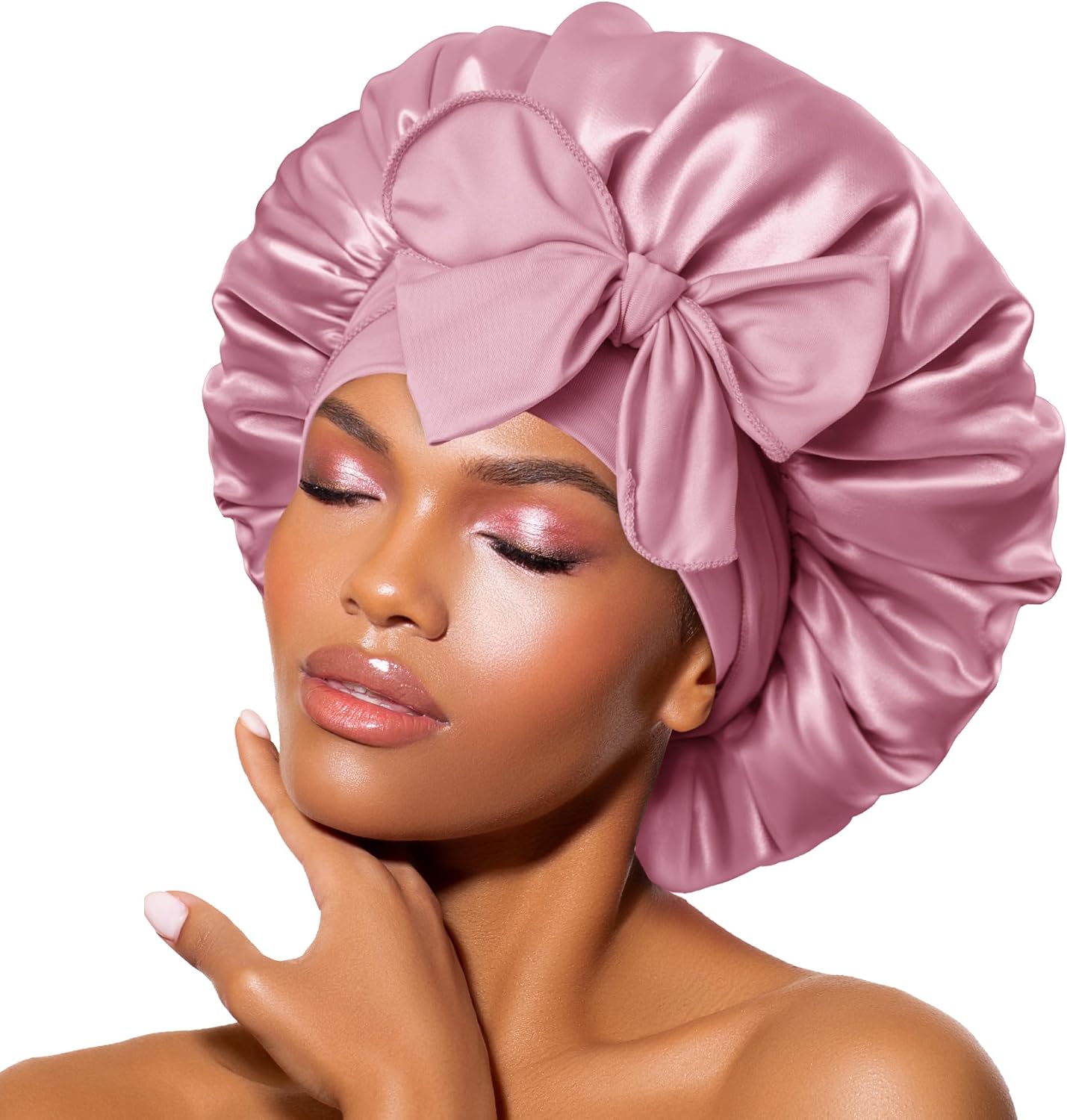 Thumbnail 6 de BONNET QUEEN Silk Bonnet Large for Curly Hair