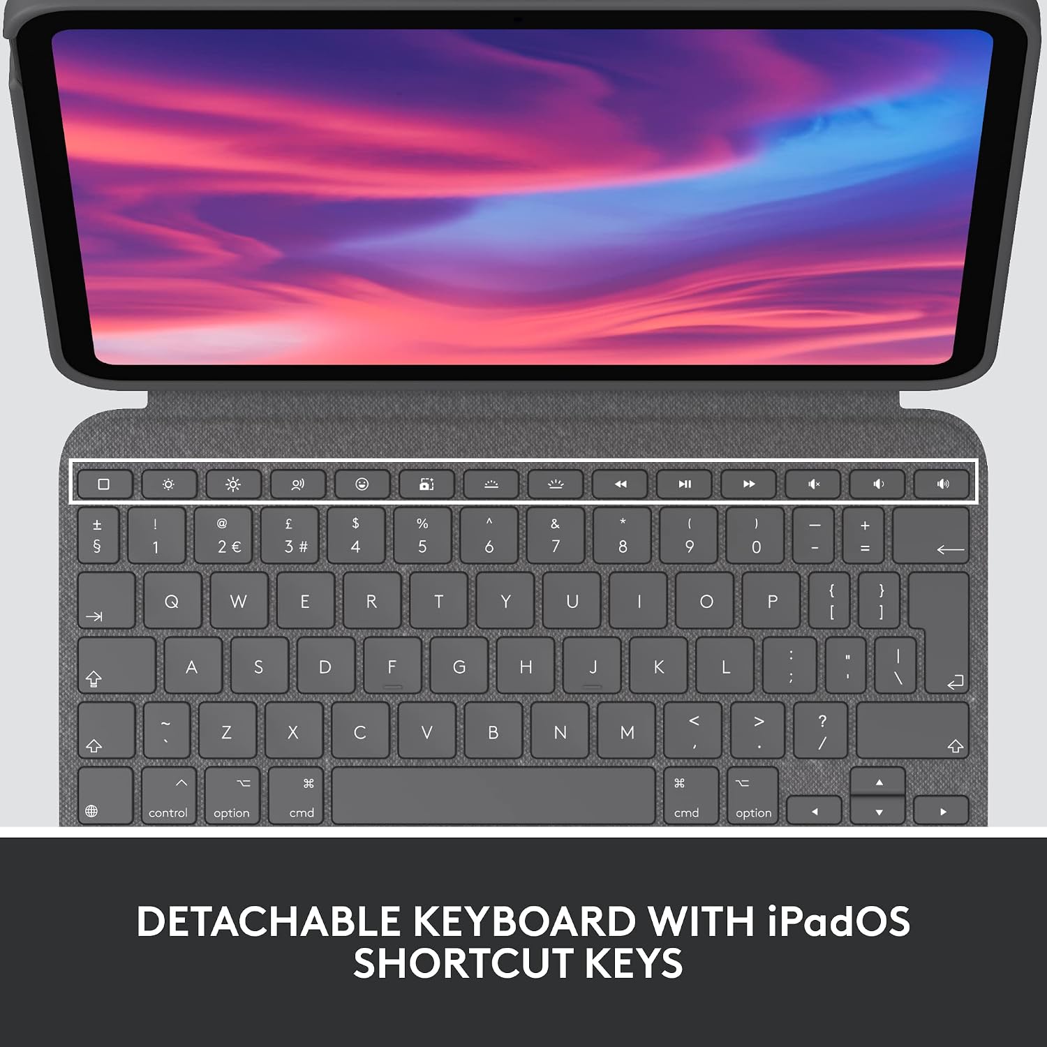 Detalle de Logitech Combo Touch detachable keyboard for iPad