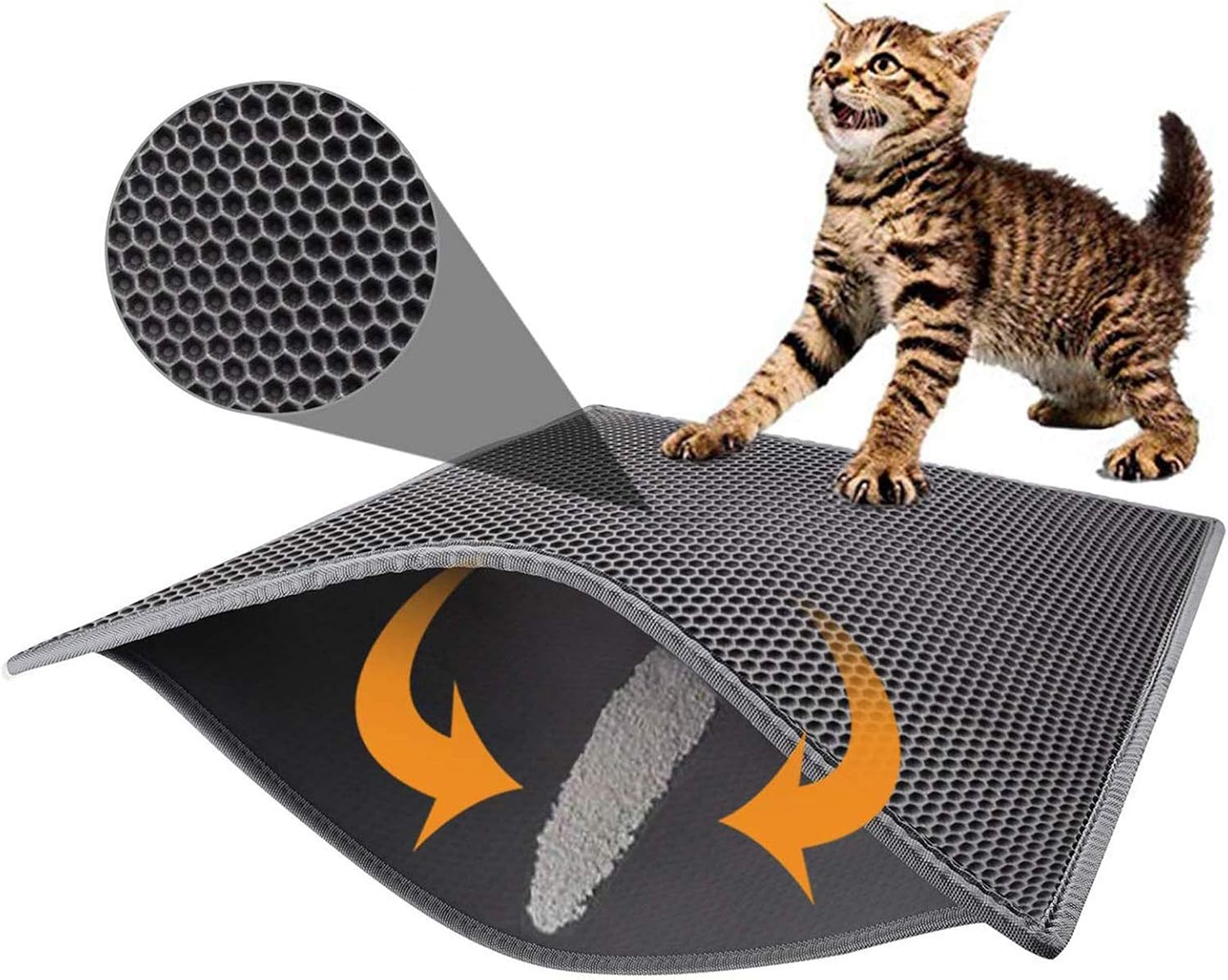 Detalle de Cat litter mat 89 x 61 cm EVA double layer