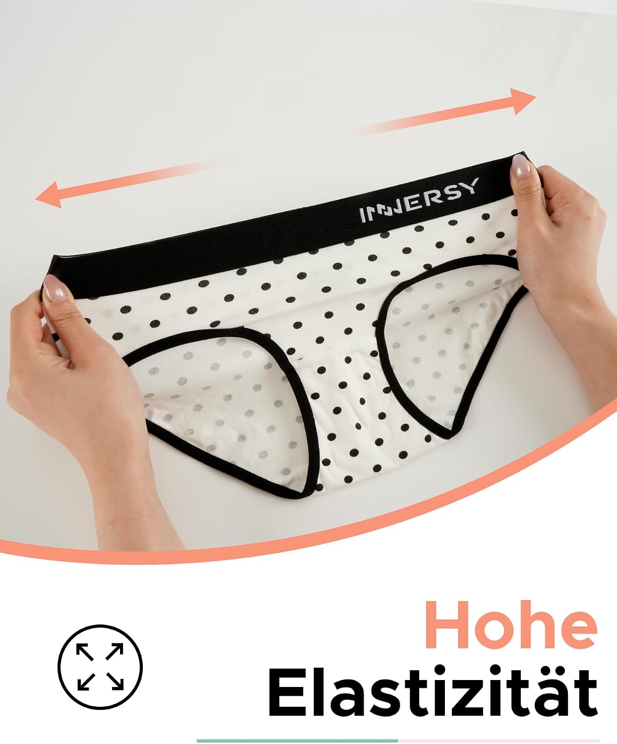 Thumbnail 2 de INNERSY Unterhosen Teenager Mädchen Baumwolle – 6er Pack, weiche Slips ohne Etikett