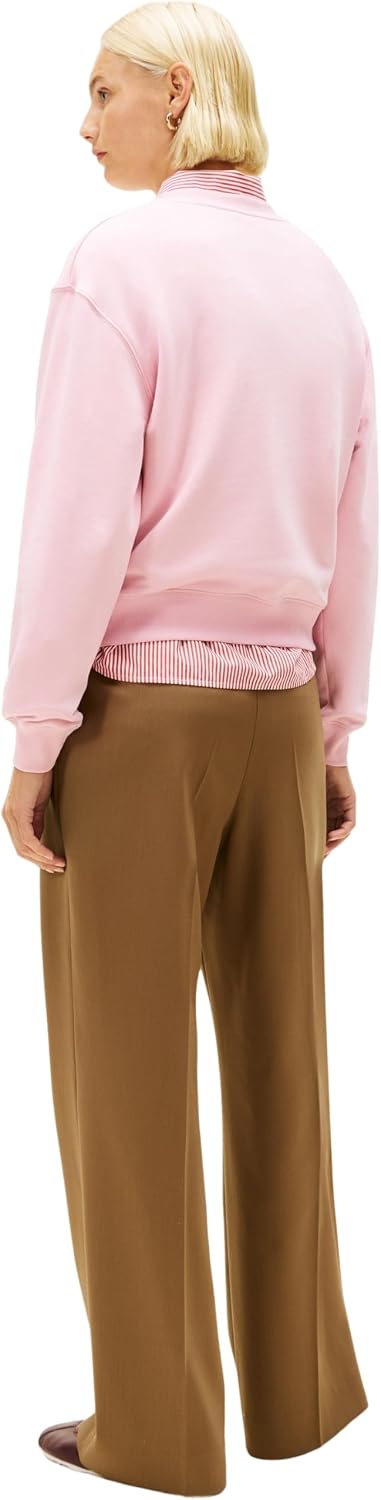 Detalle de Tommy Hilfiger Adaptive Women’s TH Script Regular Terry Sweatshirt Ww0ww49418