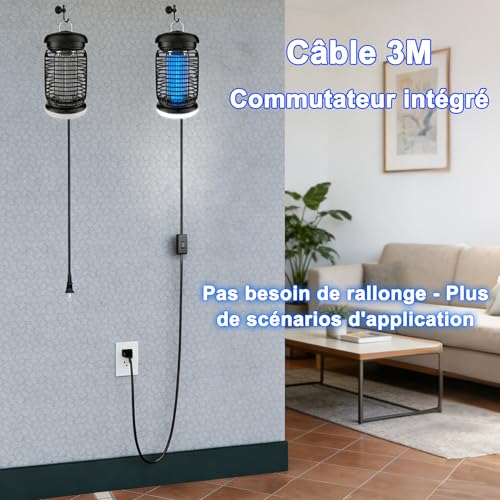 Detalle 2 de WUEAOA lampe anti-moustiques 4200 V