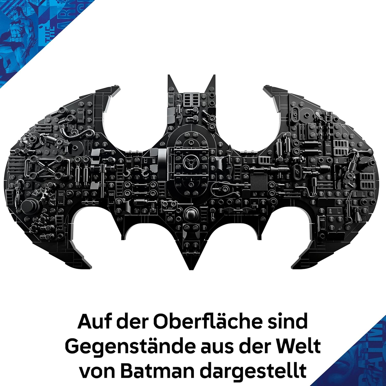 Thumbnail 2 de LEGO DC Batman: Batman Logo 76330 – Kreatives Display-Set mit Minifiguren