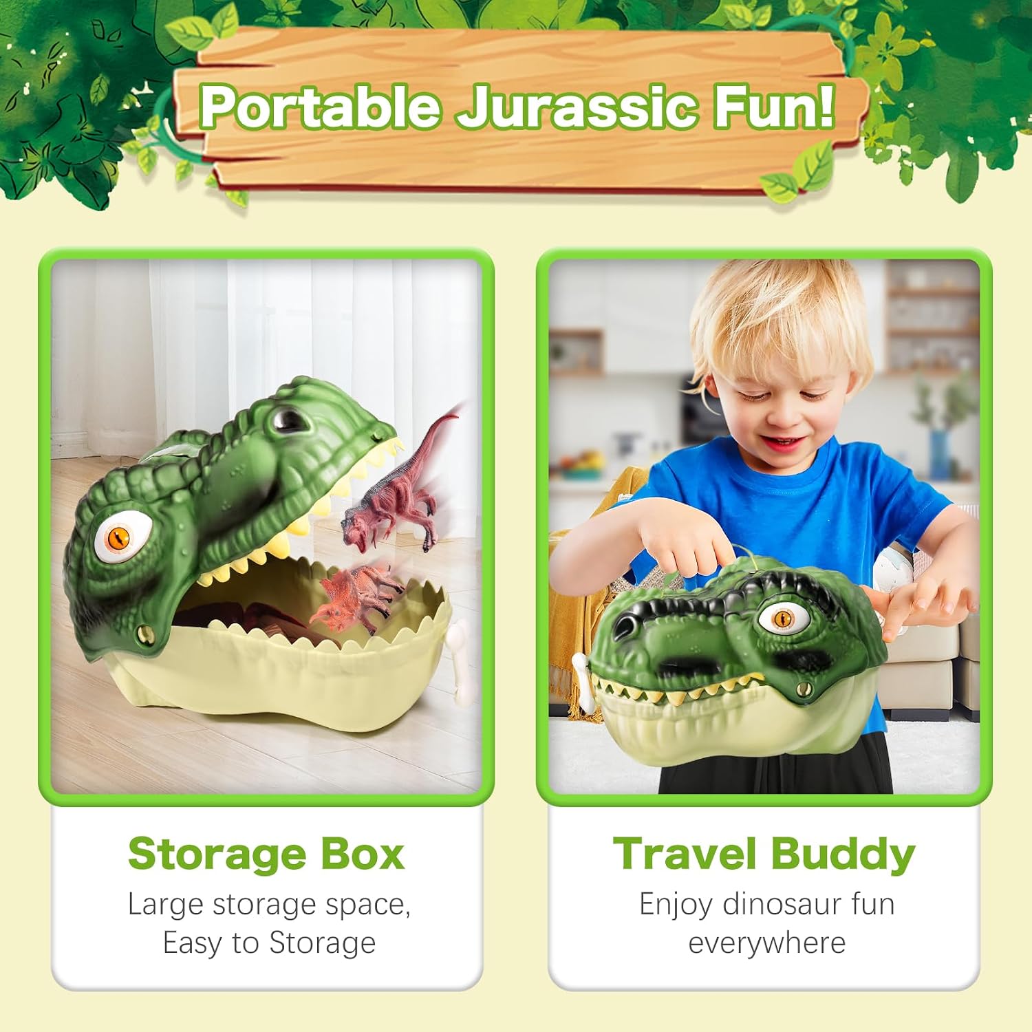 Thumbnail 5 de RISUNTOY 45-piece Dinosaur Toys 🦖