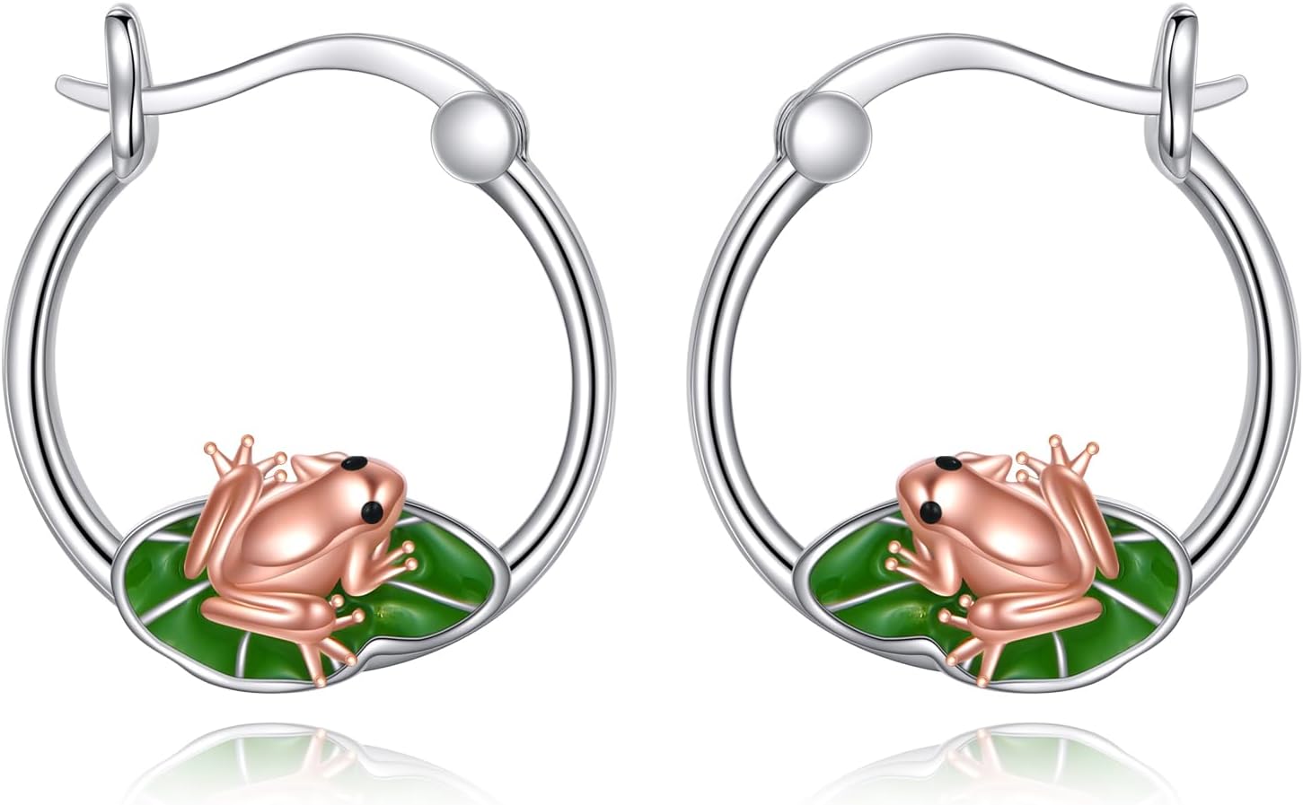 Thumbnail 6 de Tierförmige Creolen aus 925 Sterling Silber – Katzenmotiv, CUPENDA Ohrringe