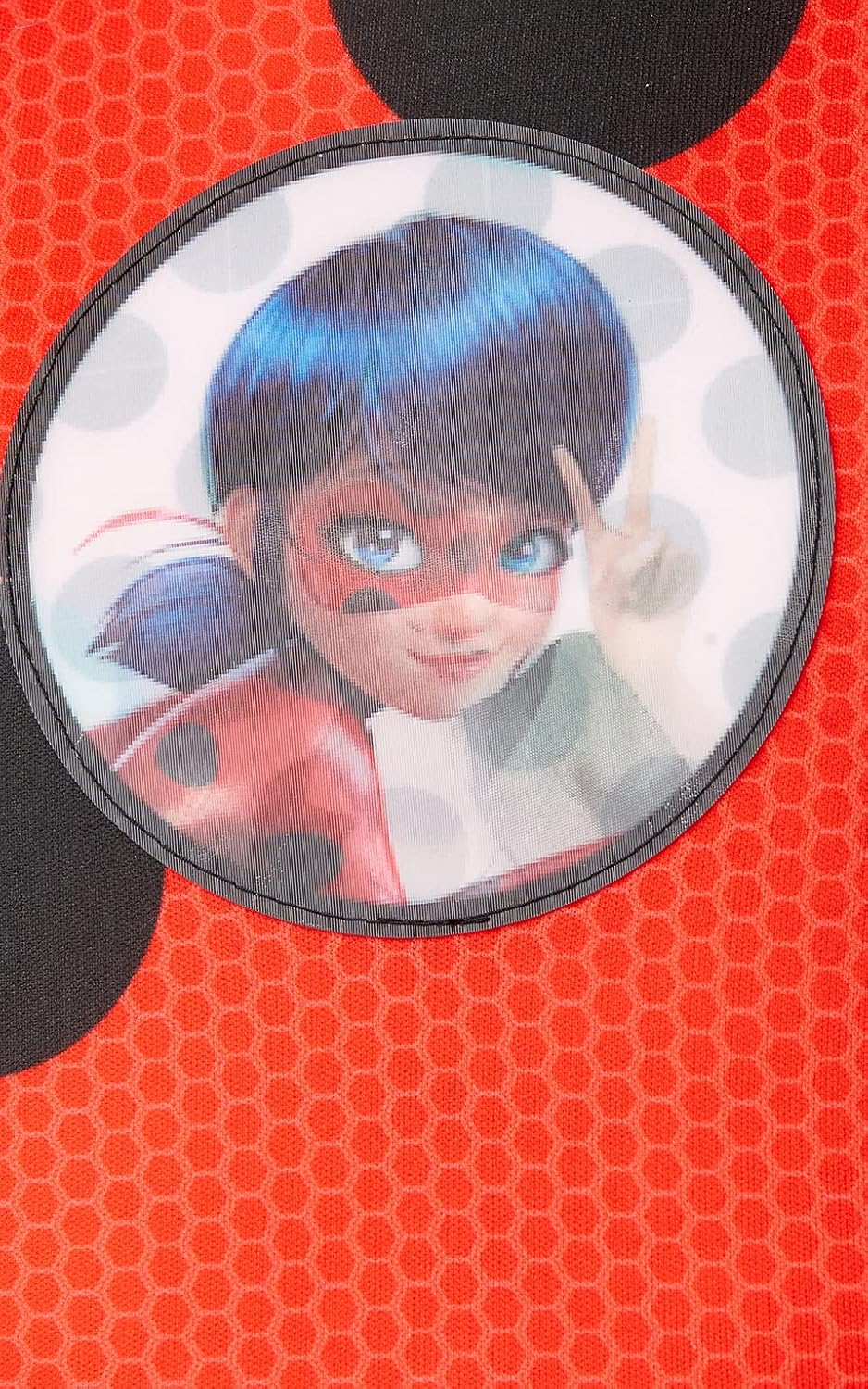 Detalle 2 de RUBIE'S I-300778M Tikki Ladybug-kostuum 5-6 jaar met masker