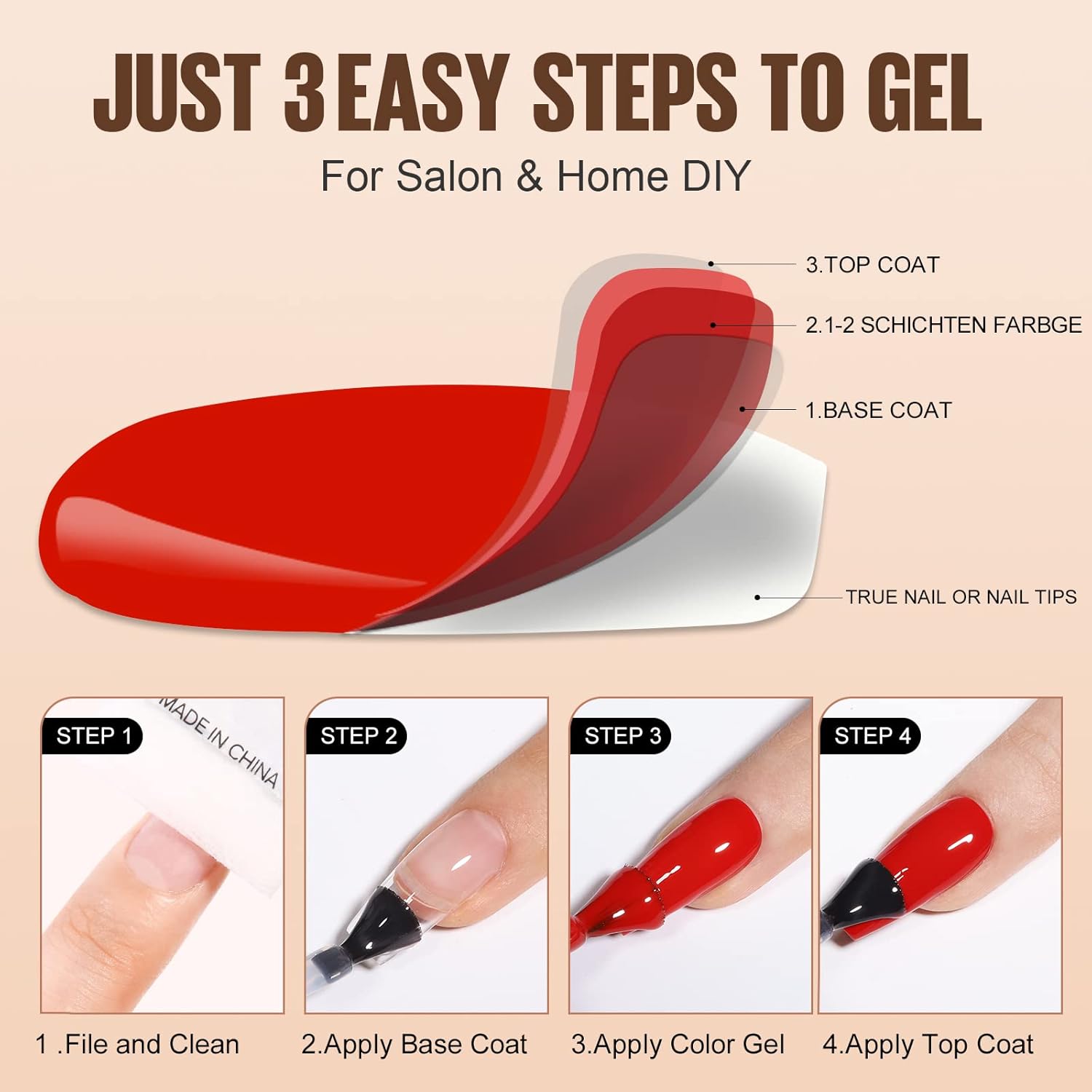 Thumbnail 5 de TOMICCA Base Coat Top Coat 15 ml đź’…
