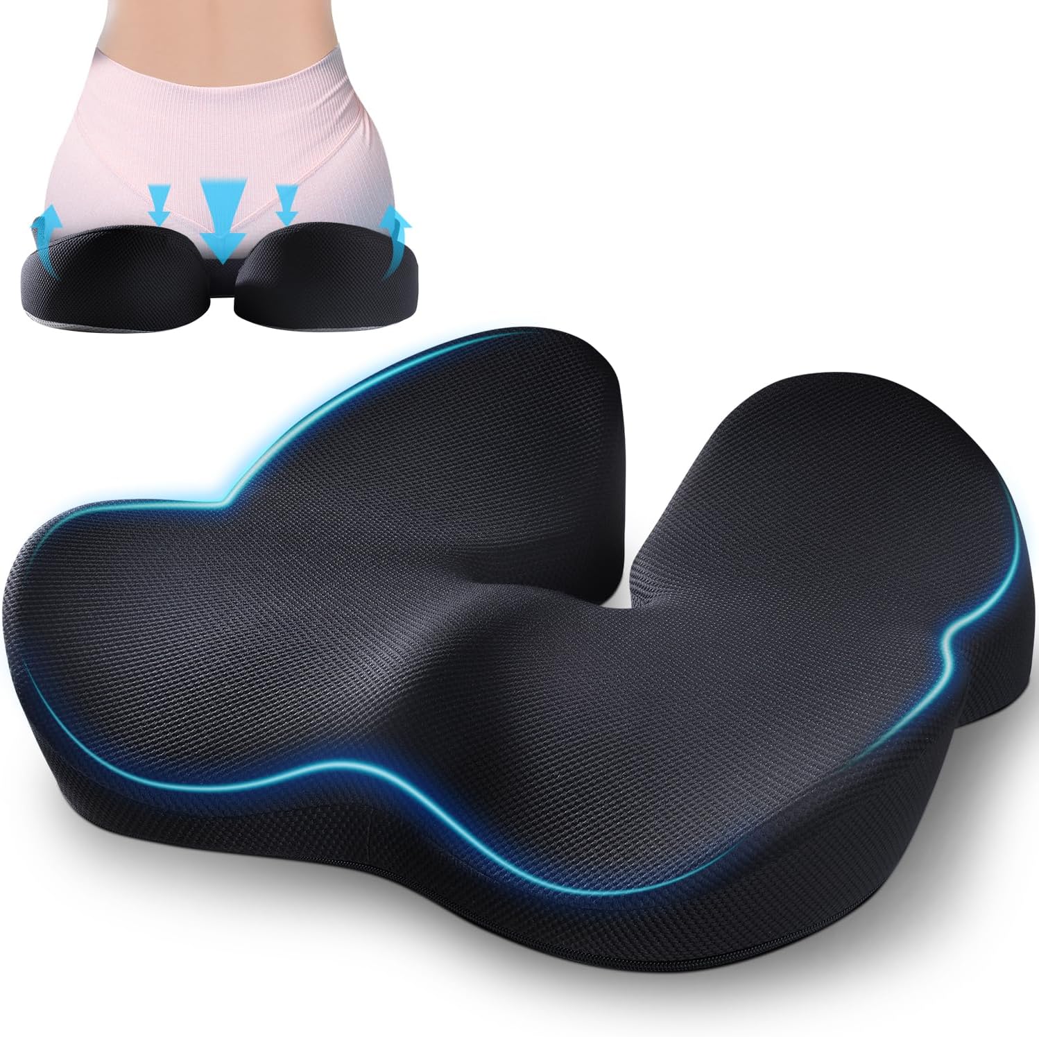 Thumbnail 6 de QUTOOL Seat Cushion Memory Foam 1pc