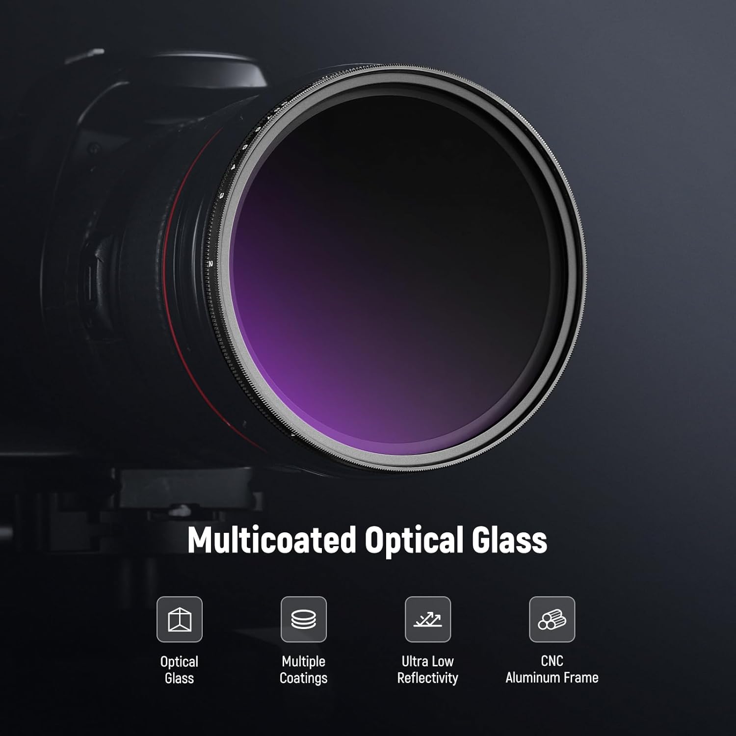Thumbnail 4 de NEEWER 72mm Variabler ND Filter ND2-400 (1–9 Stop) mit Reinigungssets – Flexible Belichtungssteuerung für 72mm Objektive