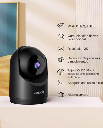 Thumbnail 1 de Tenda CP3V3.0 Cámara WiFi Vigilancia 2K